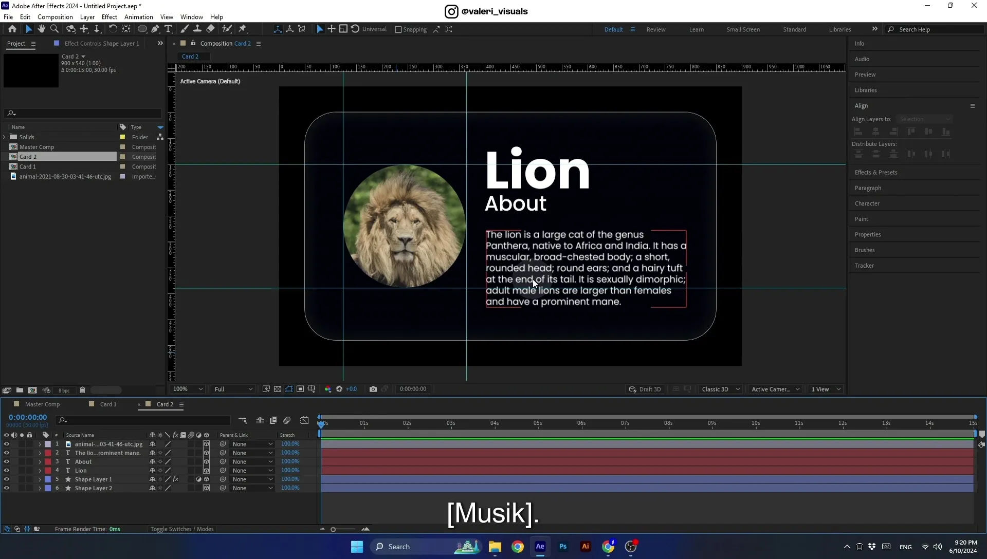 07 Apple Vision Pro Design Style. Swiping Card Animation. After Effects Tutorial - Image 675