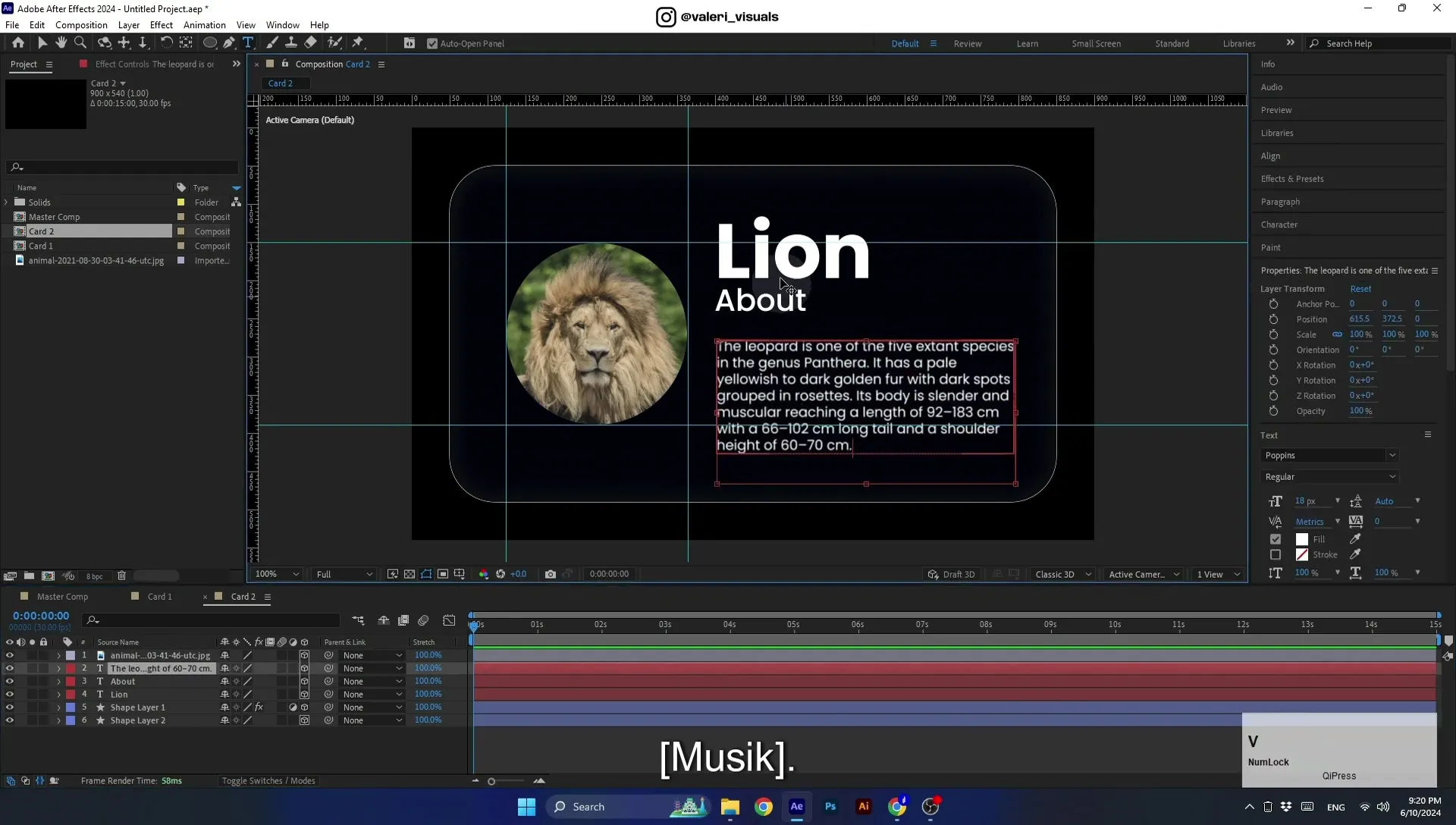 07 Apple Vision Pro Design Style. Swiping Card Animation. After Effects Tutorial - Image 678