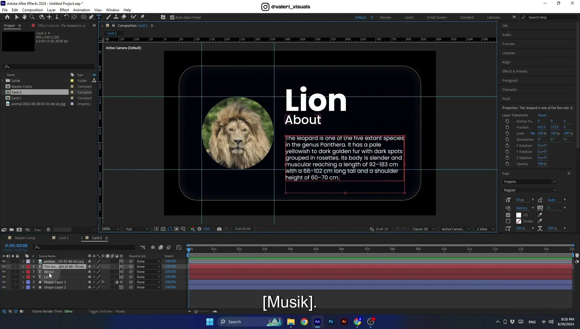 07 Apple Vision Pro Design Style. Swiping Card Animation. After Effects Tutorial - Image 679