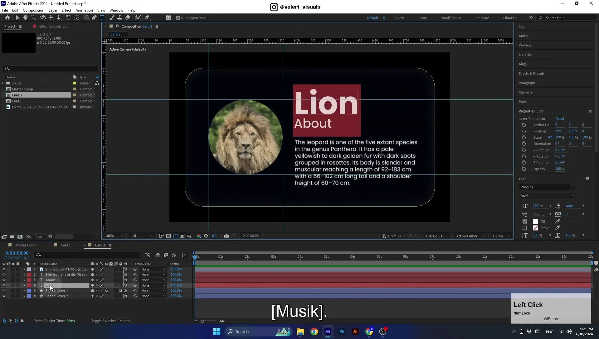 07 Apple Vision Pro Design Style. Swiping Card Animation. After Effects Tutorial - Image 680