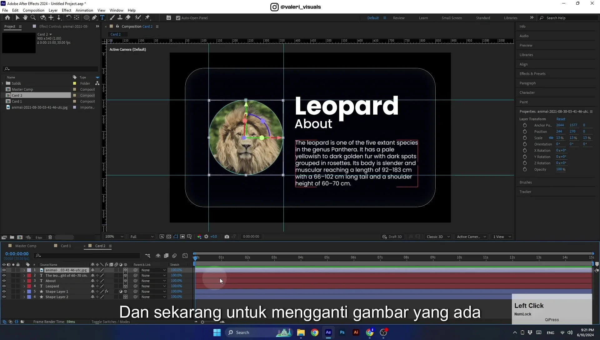 07 Apple Vision Pro Design Style. Swiping Card Animation. After Effects Tutorial - Image 693