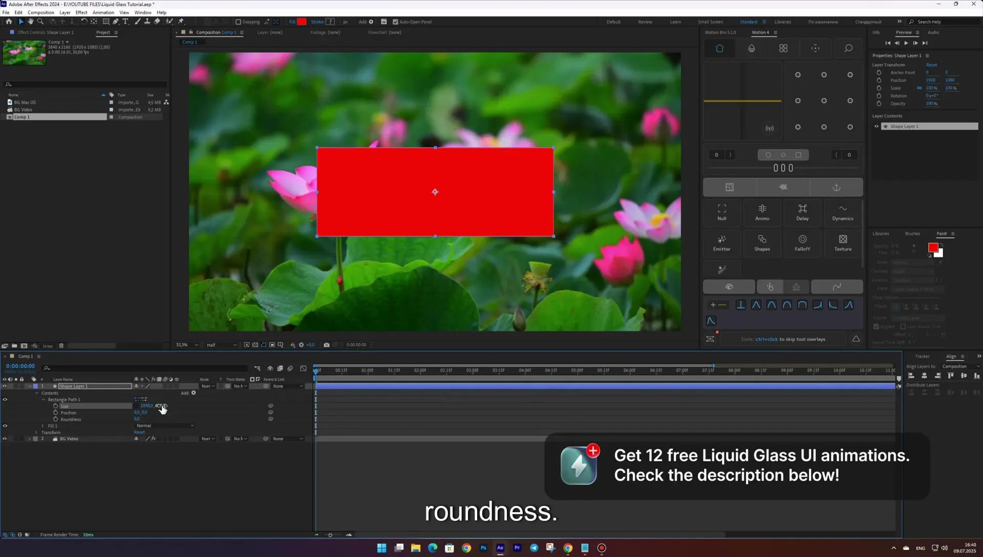 12 How to Create Apple Liquid Glass UI in After Effects + 13 Free Animations! - Image 26