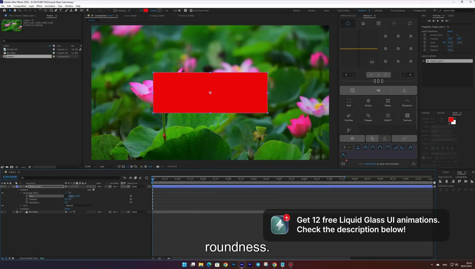 12 How to Create Apple Liquid Glass UI in After Effects + 13 Free Animations! - Image 27