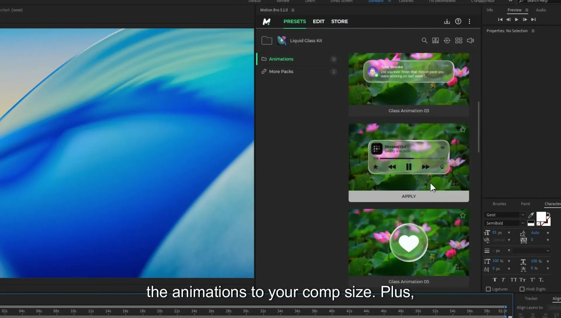12 How to Create Apple Liquid Glass UI in After Effects + 13 Free Animations! - Image 189