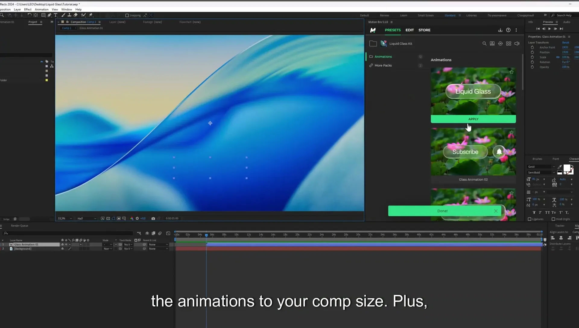 12 How to Create Apple Liquid Glass UI in After Effects + 13 Free Animations! - Image 191