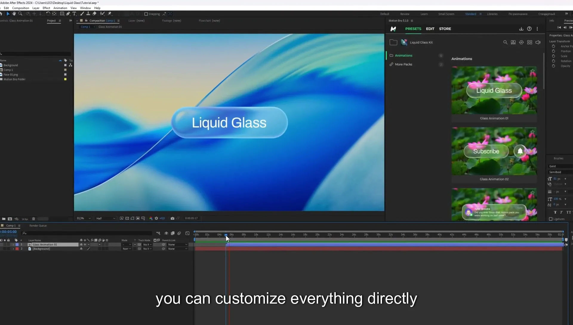 12 How to Create Apple Liquid Glass UI in After Effects + 13 Free Animations! - Image 193