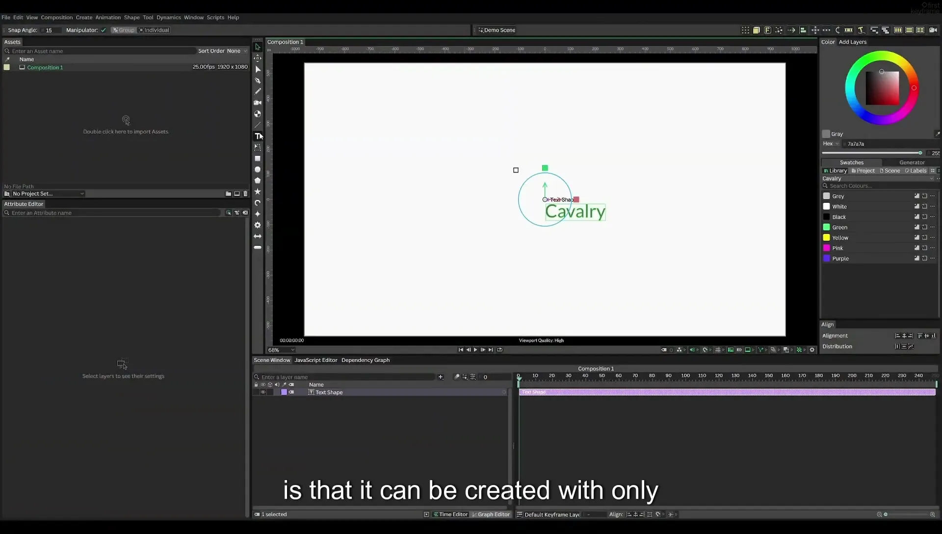 03 How to Animate with Behaviours | Beginners Guide to Cavalry 05 - Image 29