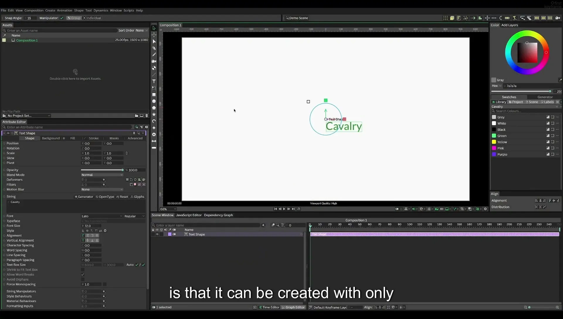 03 How to Animate with Behaviours | Beginners Guide to Cavalry 05 - Image 30