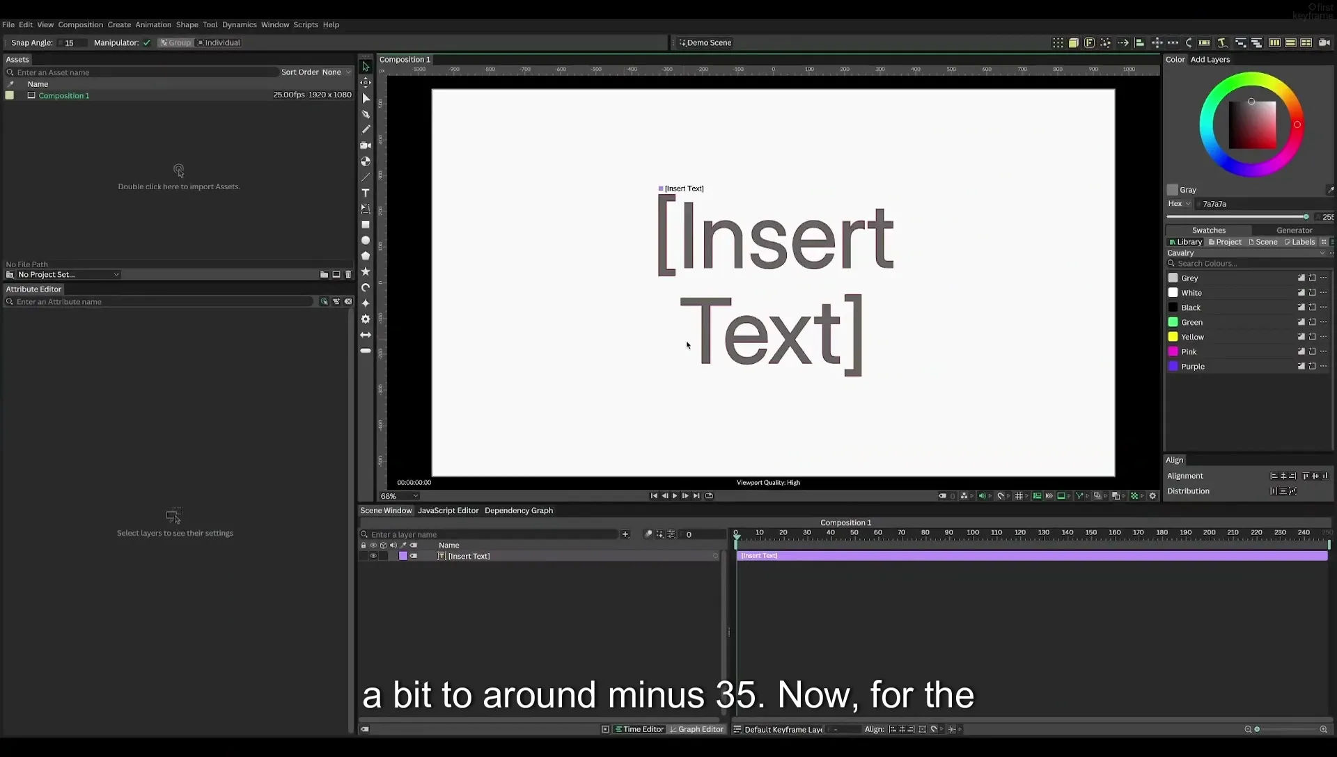 03 How to Animate with Behaviours | Beginners Guide to Cavalry 05 - Image 106