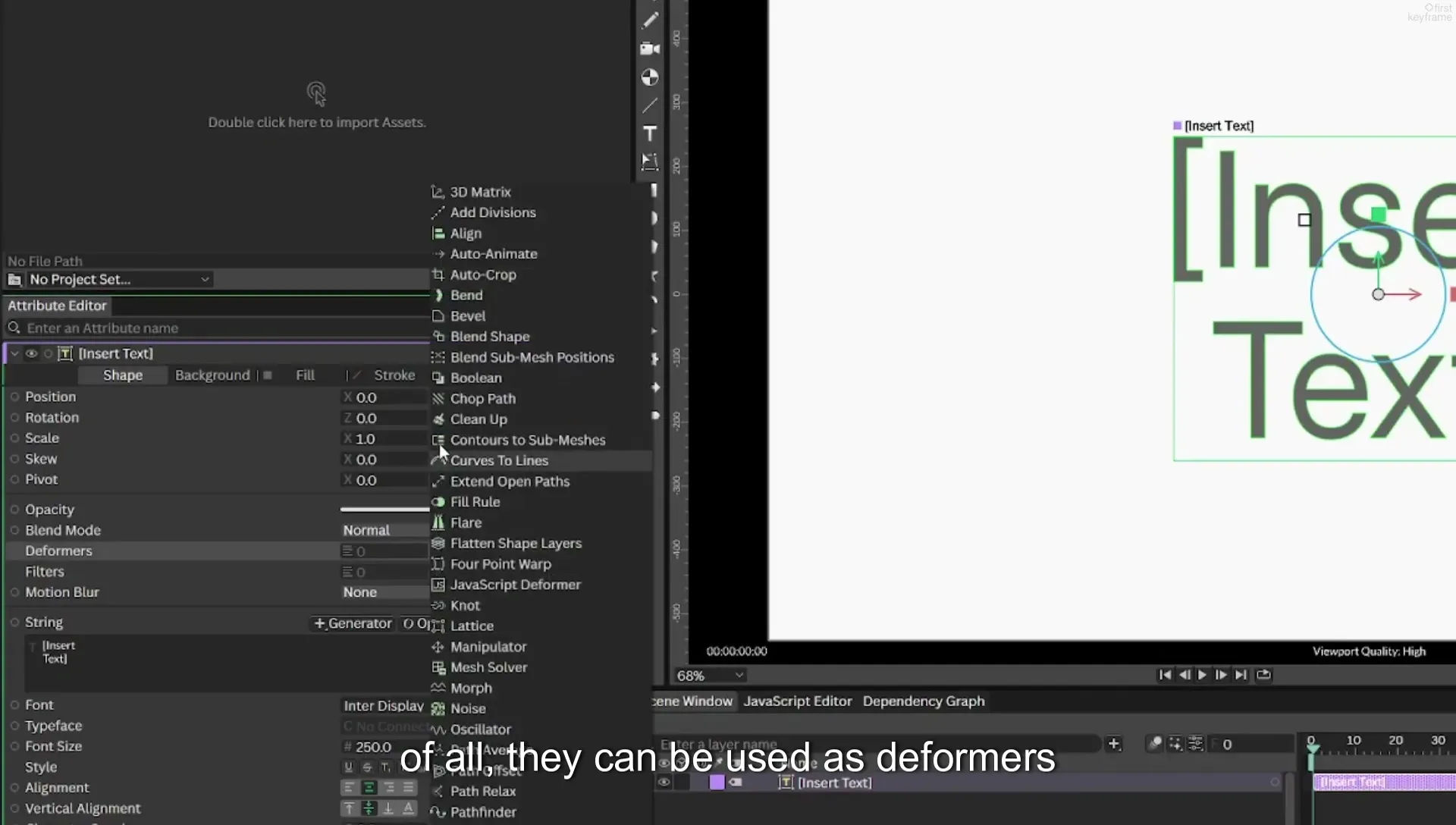 03 How to Animate with Behaviours | Beginners Guide to Cavalry 05 - Image 114