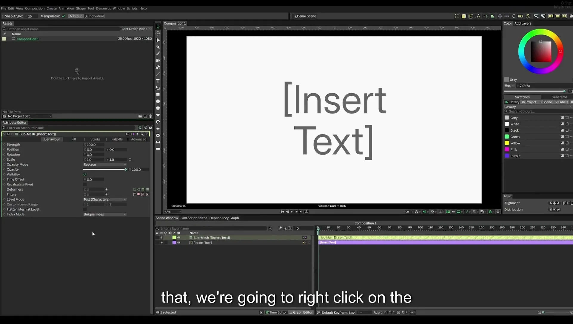 03 How to Animate with Behaviours | Beginners Guide to Cavalry 05 - Image 158