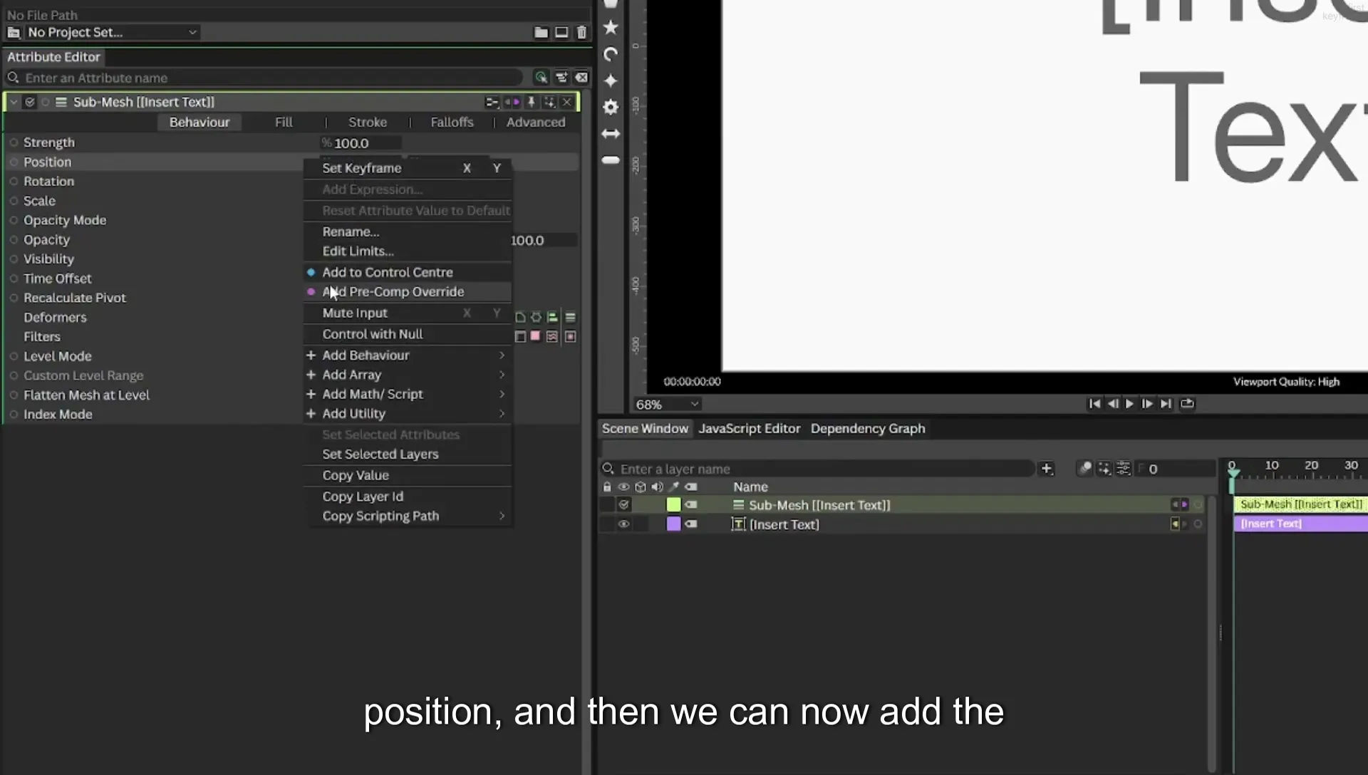 03 How to Animate with Behaviours | Beginners Guide to Cavalry 05 - Image 163