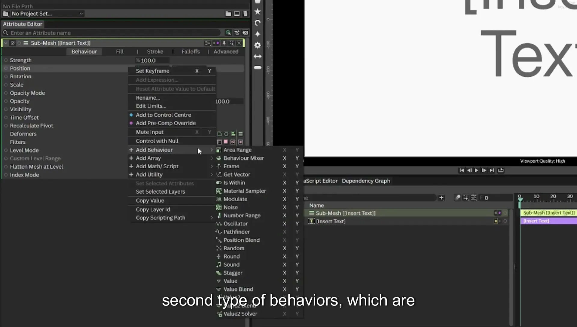 03 How to Animate with Behaviours | Beginners Guide to Cavalry 05 - Image 167