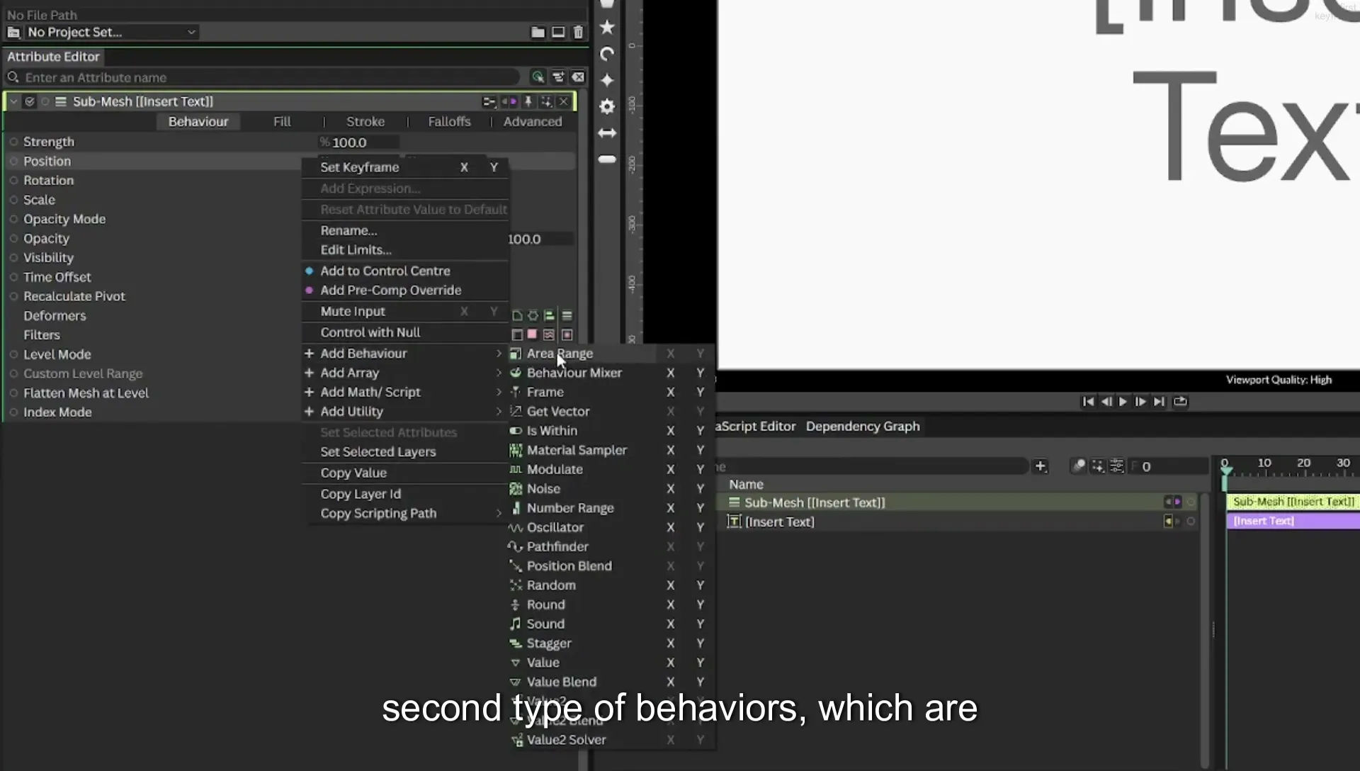 03 How to Animate with Behaviours | Beginners Guide to Cavalry 05 - Image 168