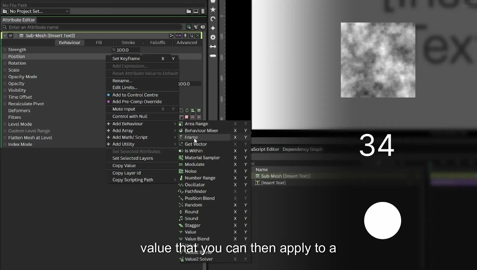 03 How to Animate with Behaviours | Beginners Guide to Cavalry 05 - Image 184