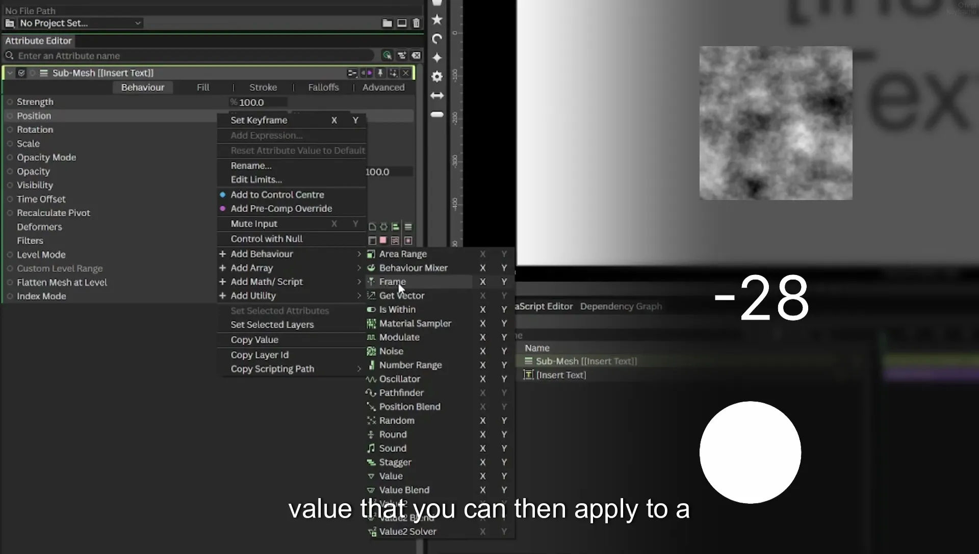 03 How to Animate with Behaviours | Beginners Guide to Cavalry 05 - Image 185