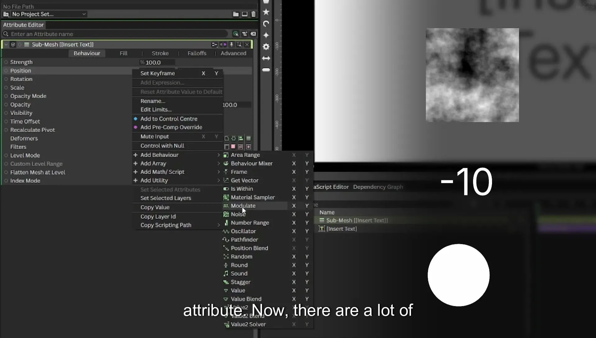 03 How to Animate with Behaviours | Beginners Guide to Cavalry 05 - Image 187