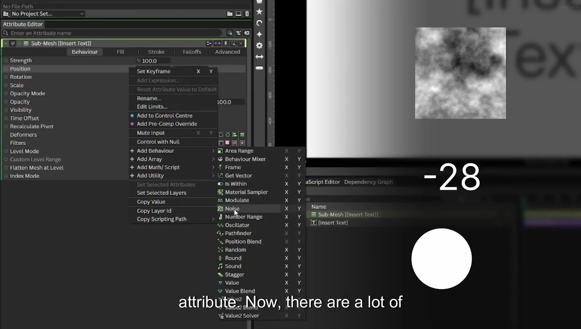 03 How to Animate with Behaviours | Beginners Guide to Cavalry 05 - Image 188