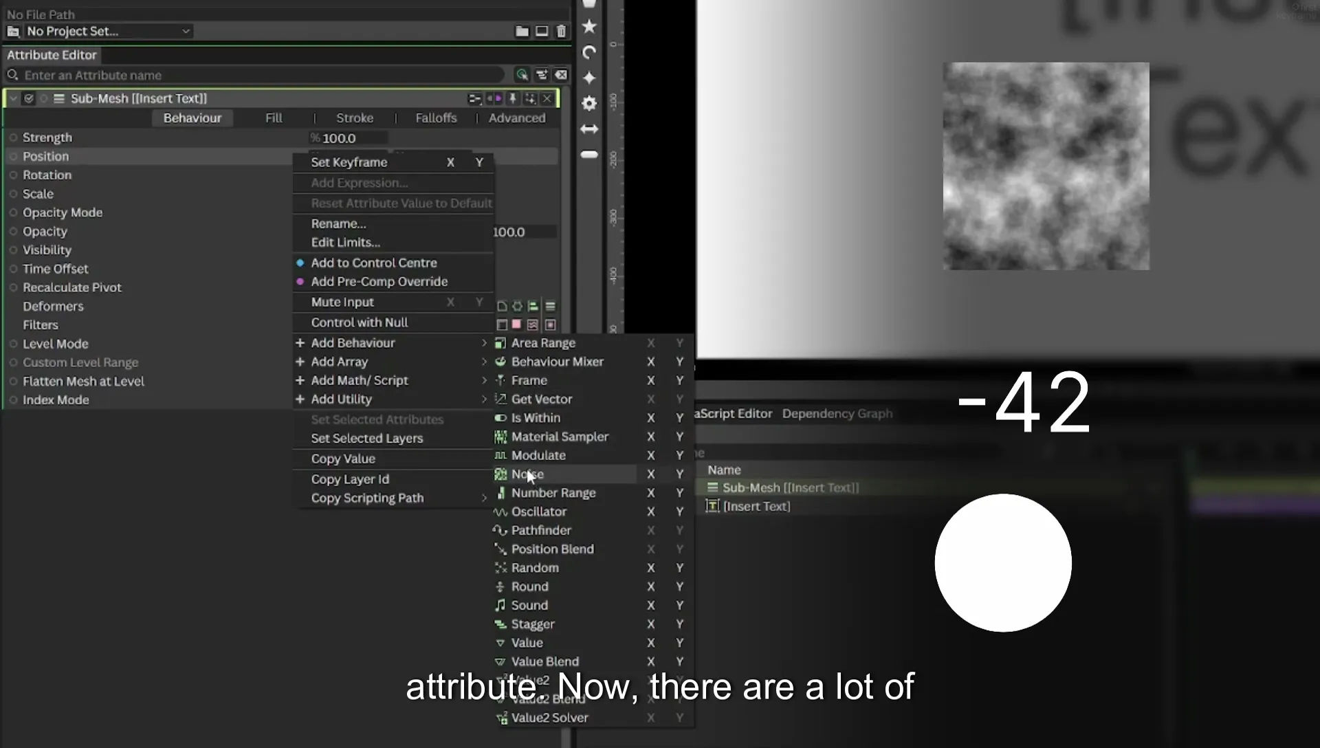 03 How to Animate with Behaviours | Beginners Guide to Cavalry 05 - Image 189