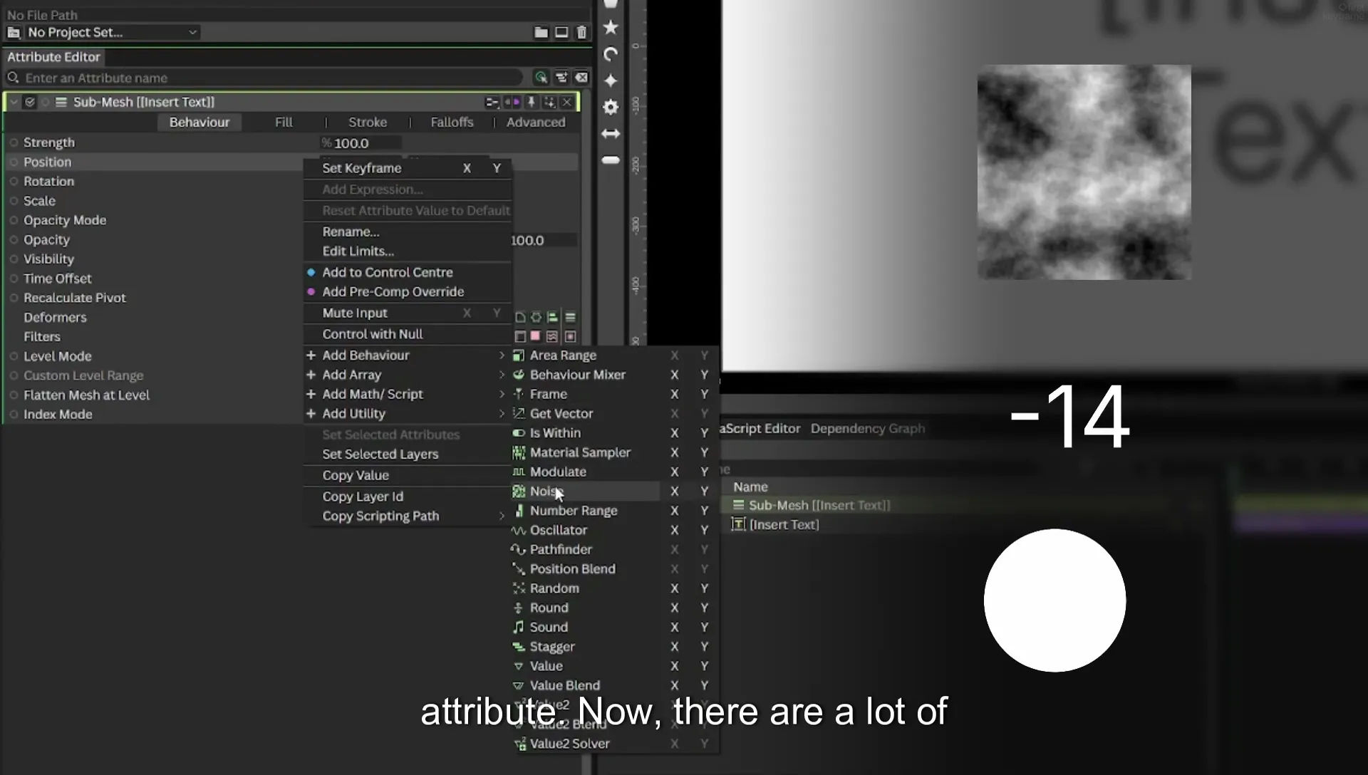 03 How to Animate with Behaviours | Beginners Guide to Cavalry 05 - Image 190