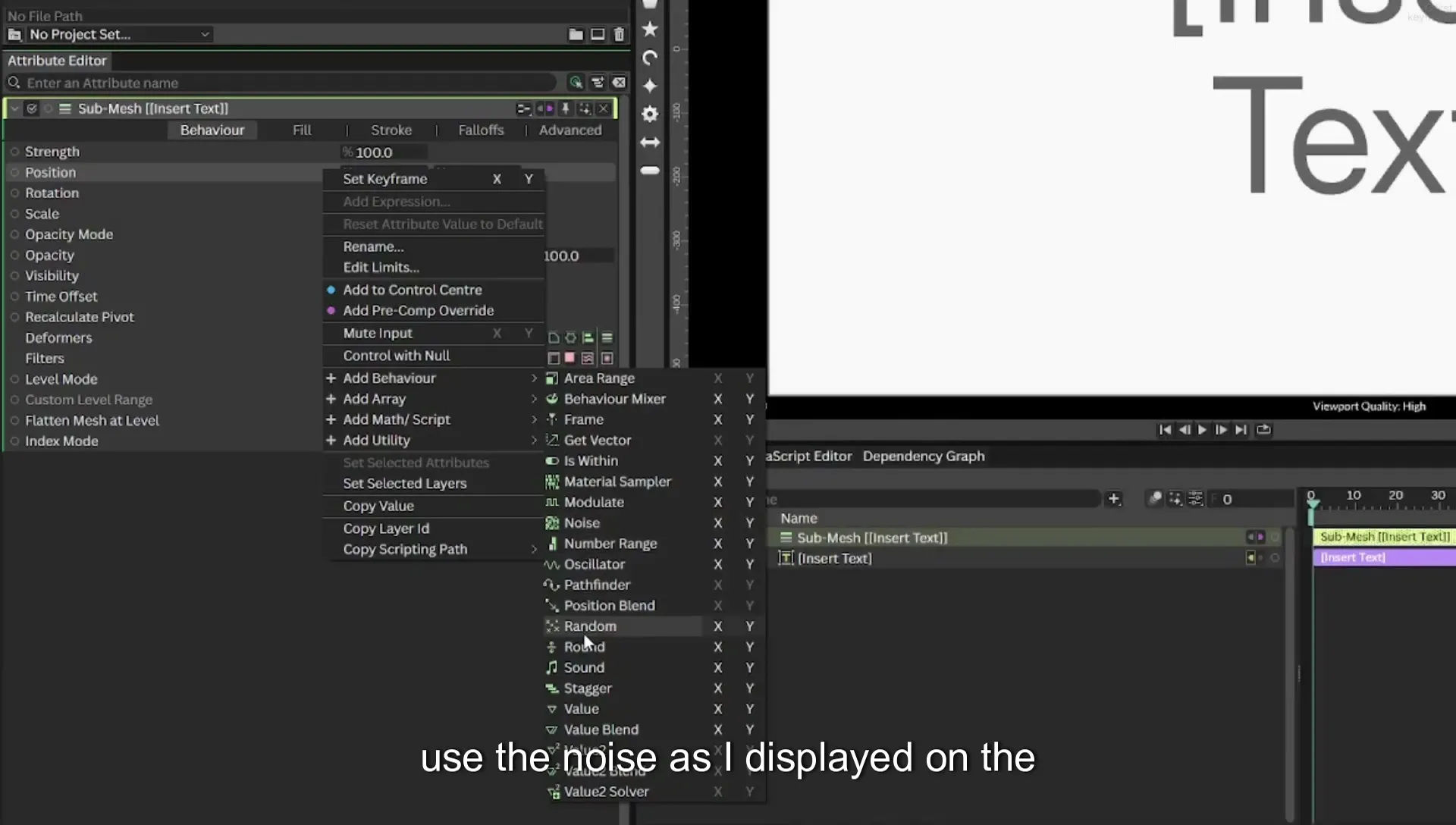 03 How to Animate with Behaviours | Beginners Guide to Cavalry 05 - Image 195