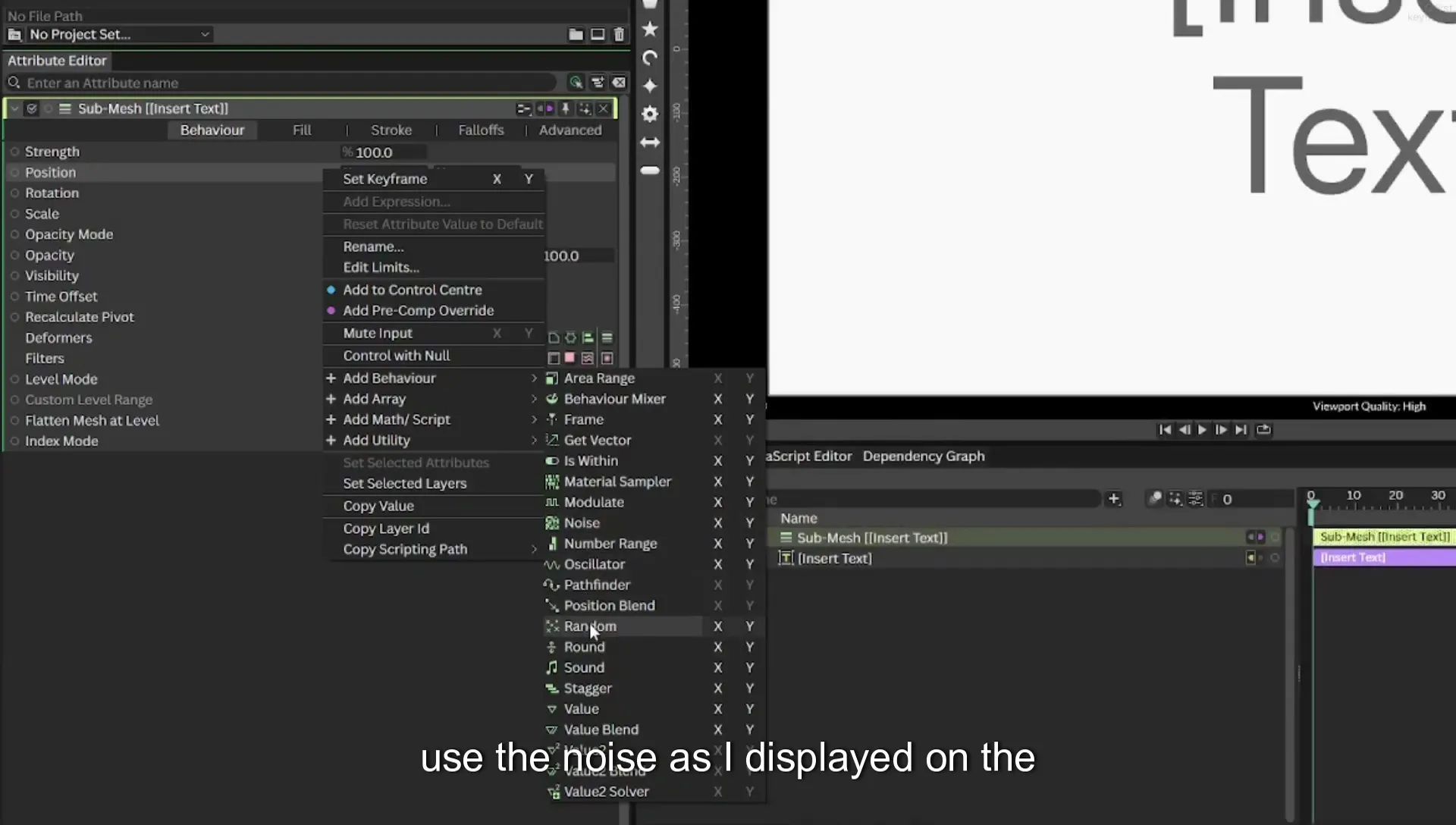 03 How to Animate with Behaviours | Beginners Guide to Cavalry 05 - Image 197