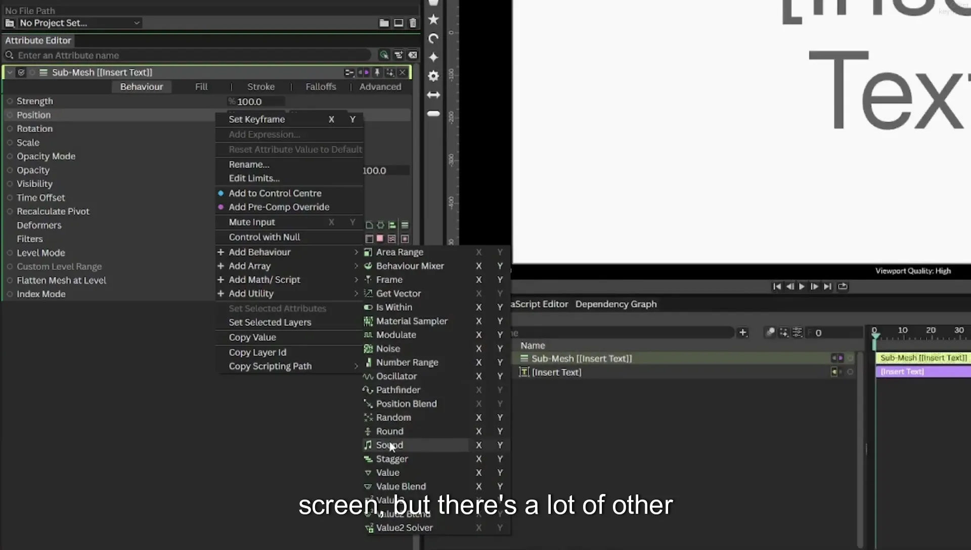 03 How to Animate with Behaviours | Beginners Guide to Cavalry 05 - Image 199