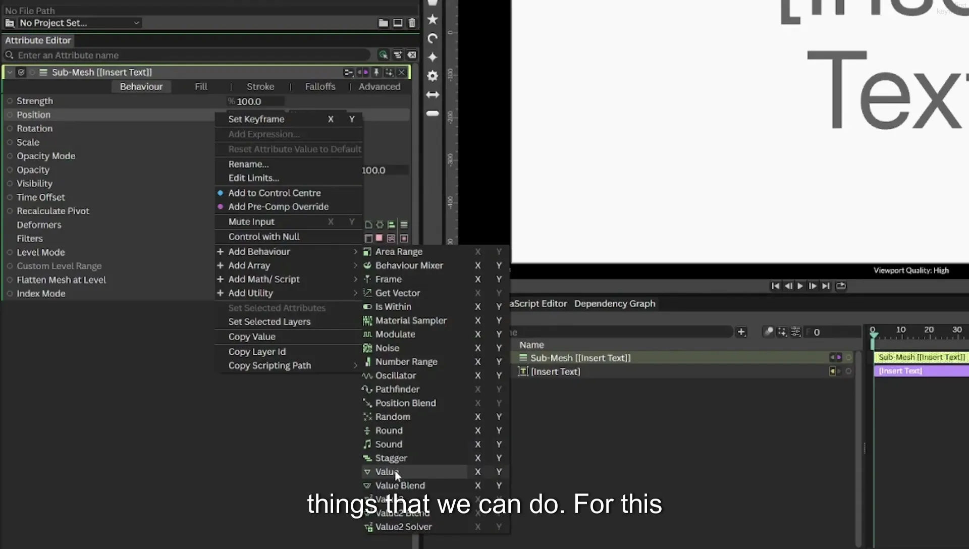 03 How to Animate with Behaviours | Beginners Guide to Cavalry 05 - Image 205