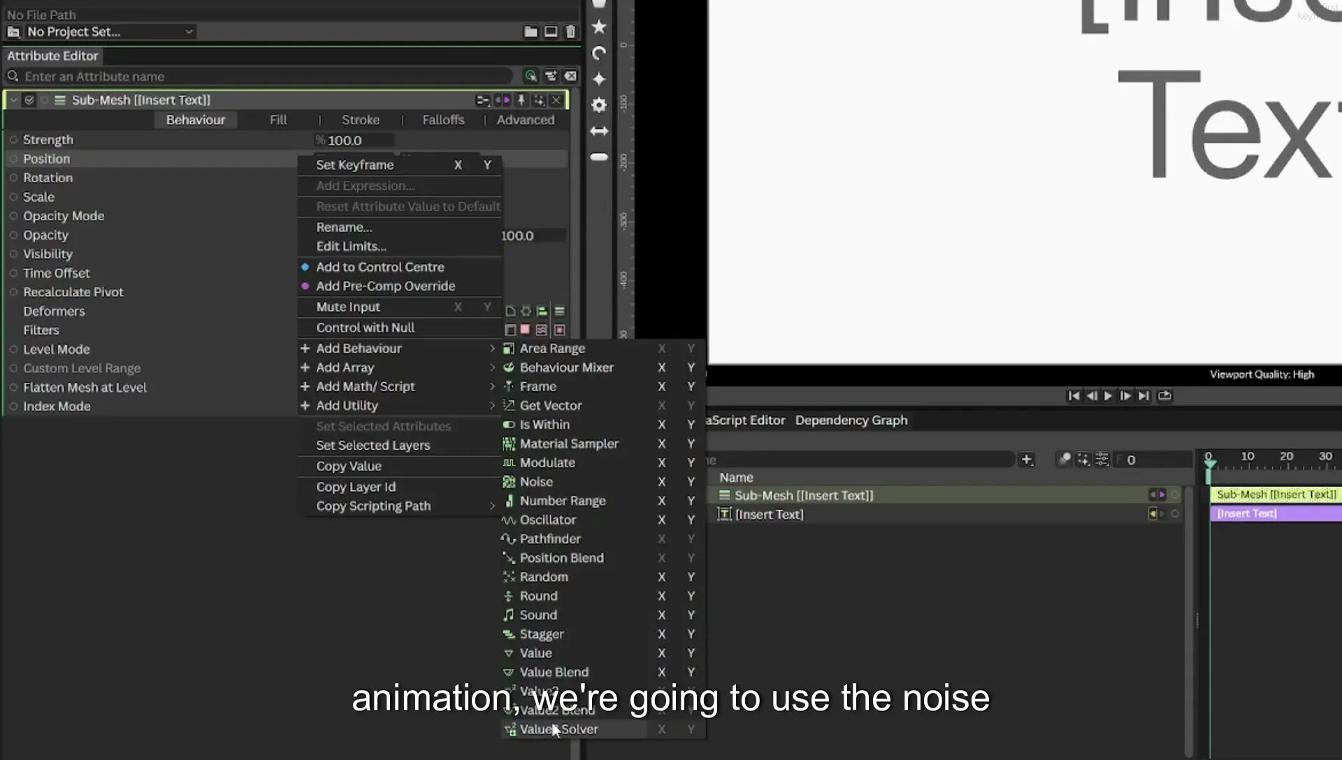 03 How to Animate with Behaviours | Beginners Guide to Cavalry 05 - Image 210