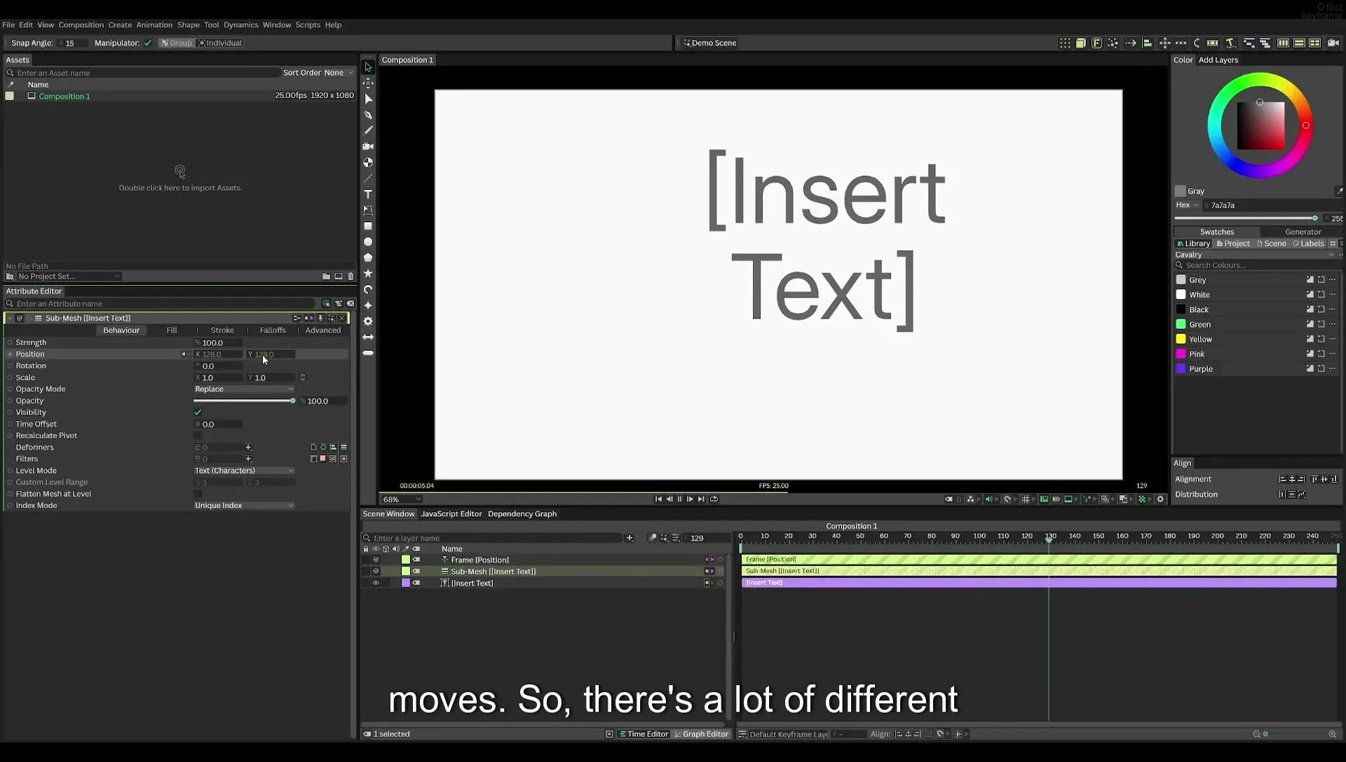 03 How to Animate with Behaviours | Beginners Guide to Cavalry 05 - Image 233