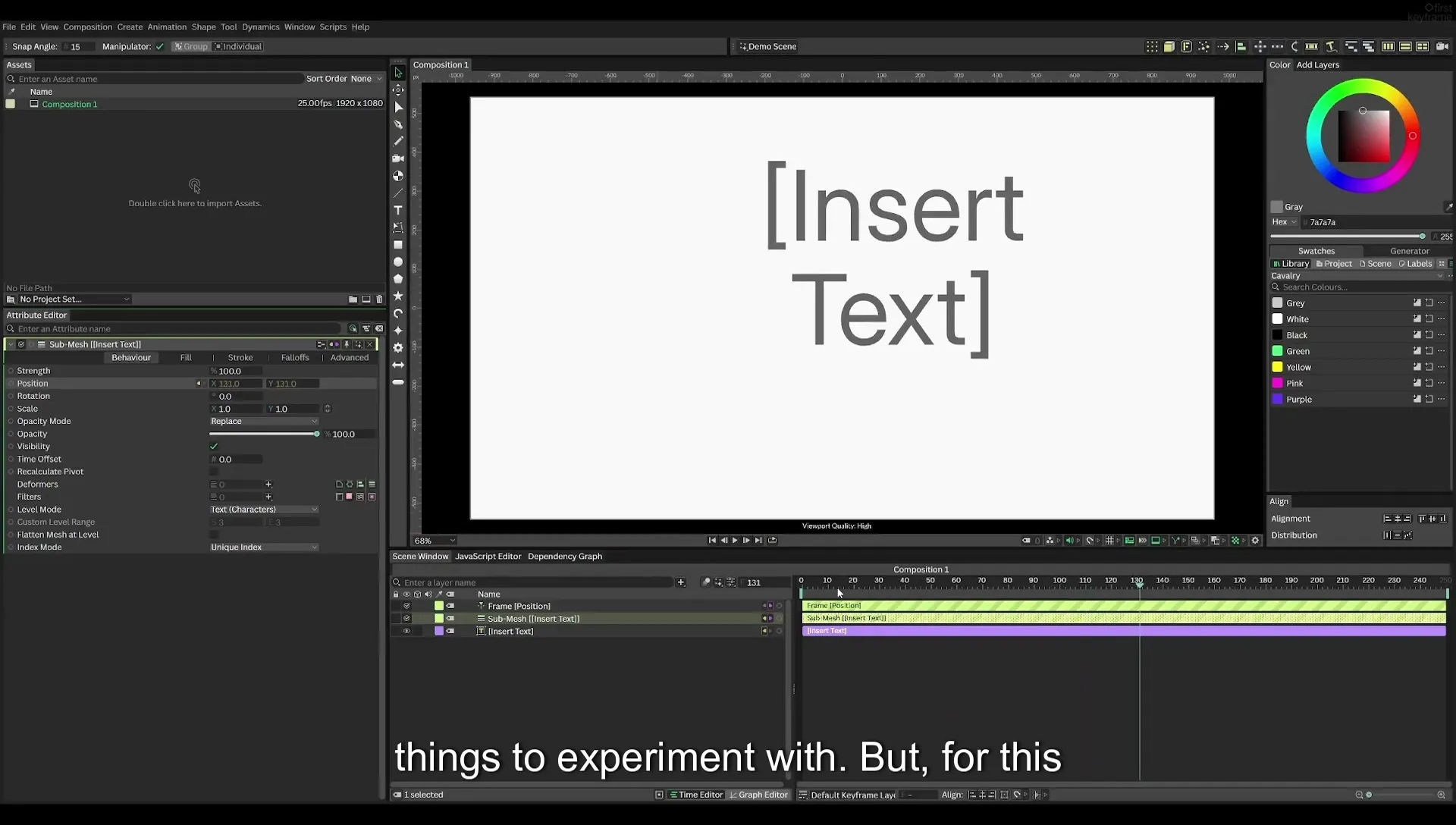 03 How to Animate with Behaviours | Beginners Guide to Cavalry 05 - Image 234