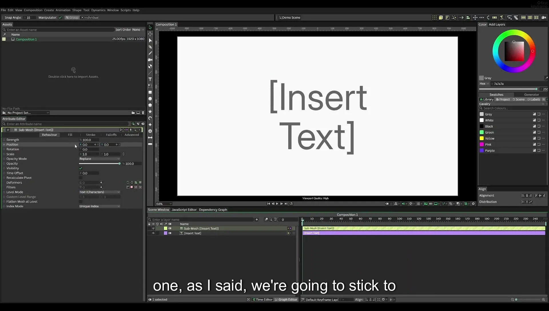 03 How to Animate with Behaviours | Beginners Guide to Cavalry 05 - Image 240