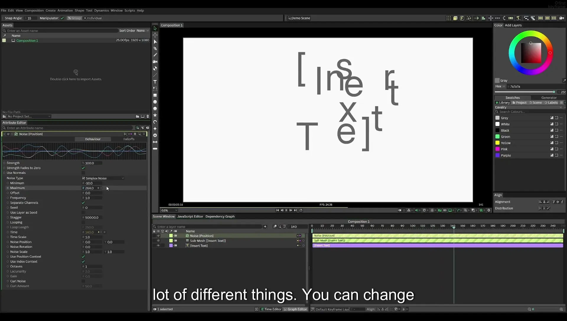 03 How to Animate with Behaviours | Beginners Guide to Cavalry 05 - Image 266