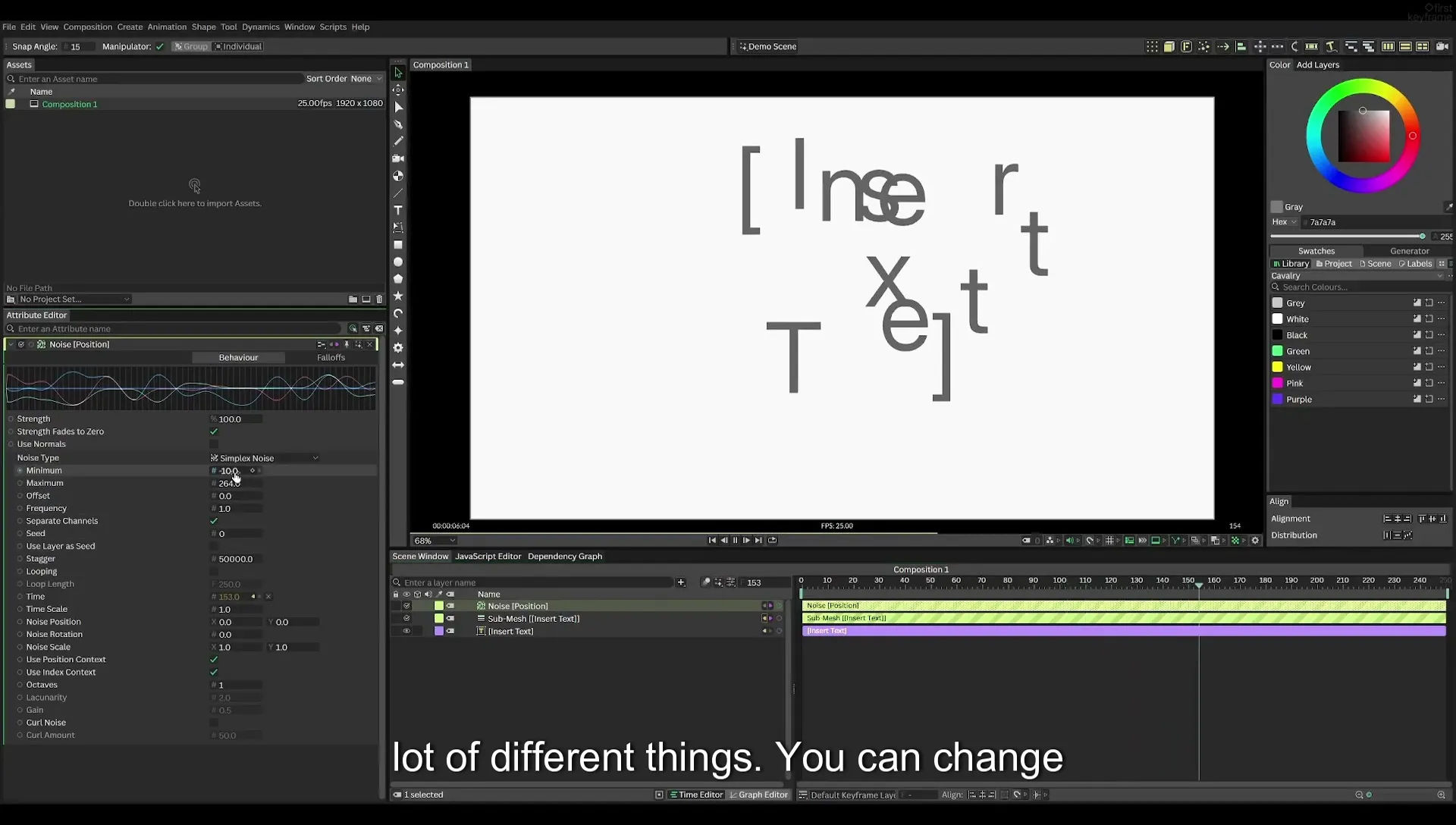 03 How to Animate with Behaviours | Beginners Guide to Cavalry 05 - Image 267