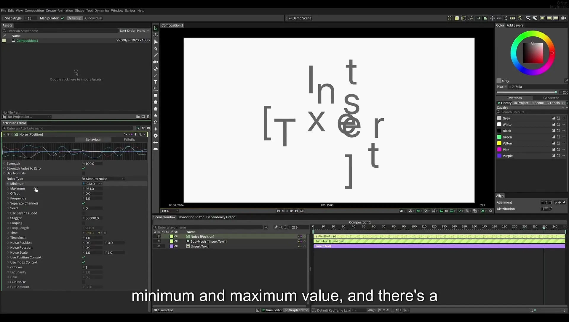 03 How to Animate with Behaviours | Beginners Guide to Cavalry 05 - Image 273