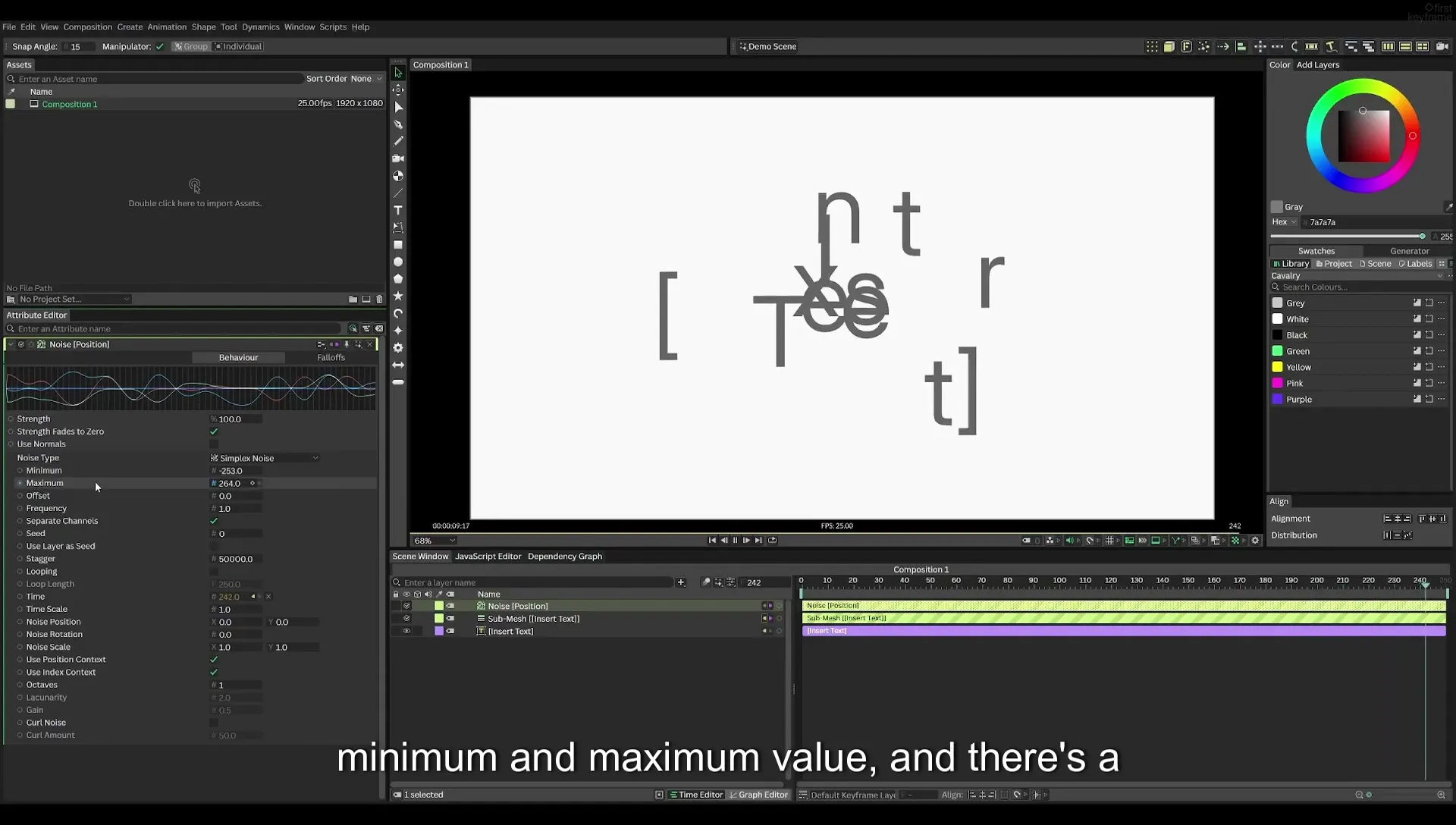 03 How to Animate with Behaviours | Beginners Guide to Cavalry 05 - Image 274