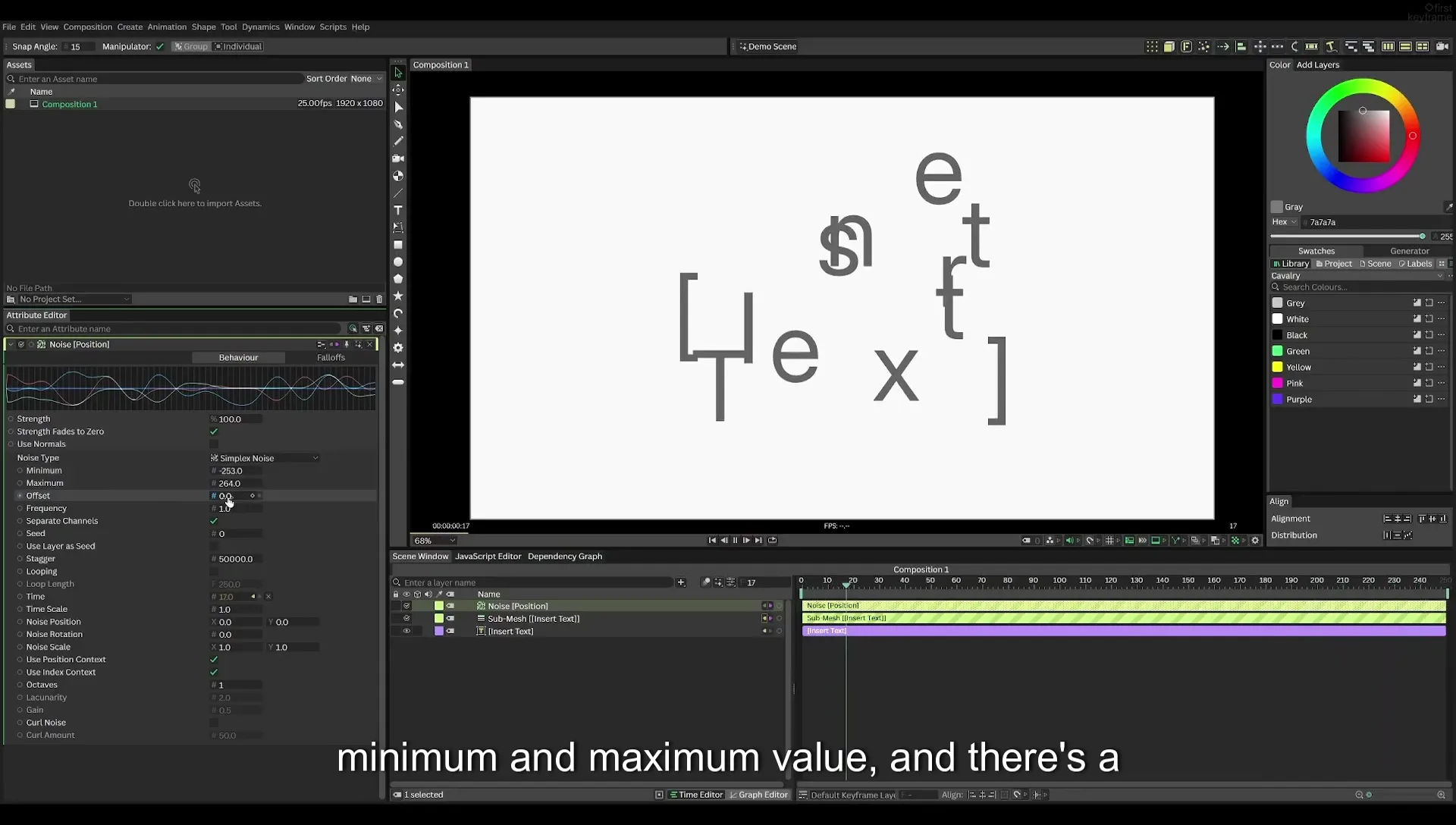 03 How to Animate with Behaviours | Beginners Guide to Cavalry 05 - Image 276