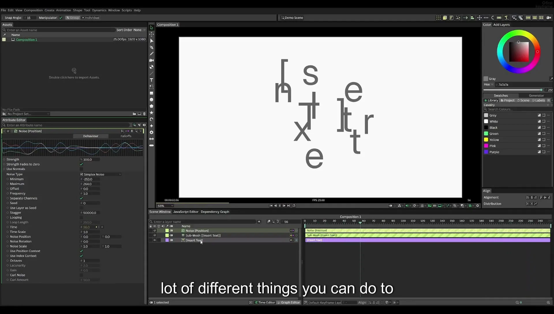 03 How to Animate with Behaviours | Beginners Guide to Cavalry 05 - Image 279