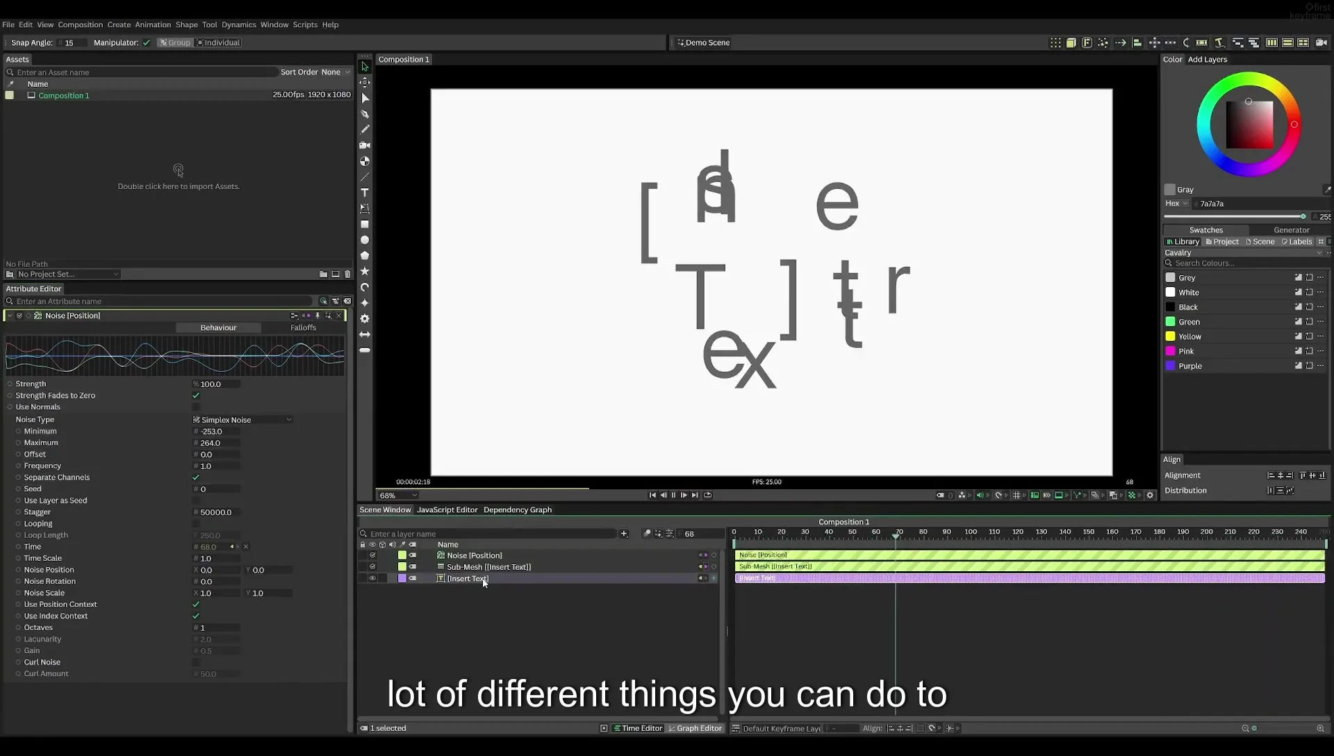 03 How to Animate with Behaviours | Beginners Guide to Cavalry 05 - Image 280