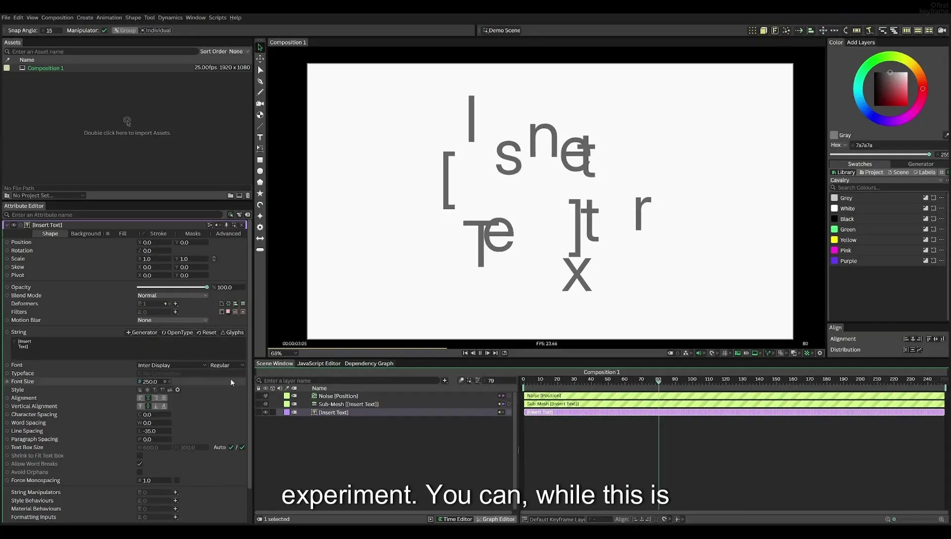 03 How to Animate with Behaviours | Beginners Guide to Cavalry 05 - Image 281