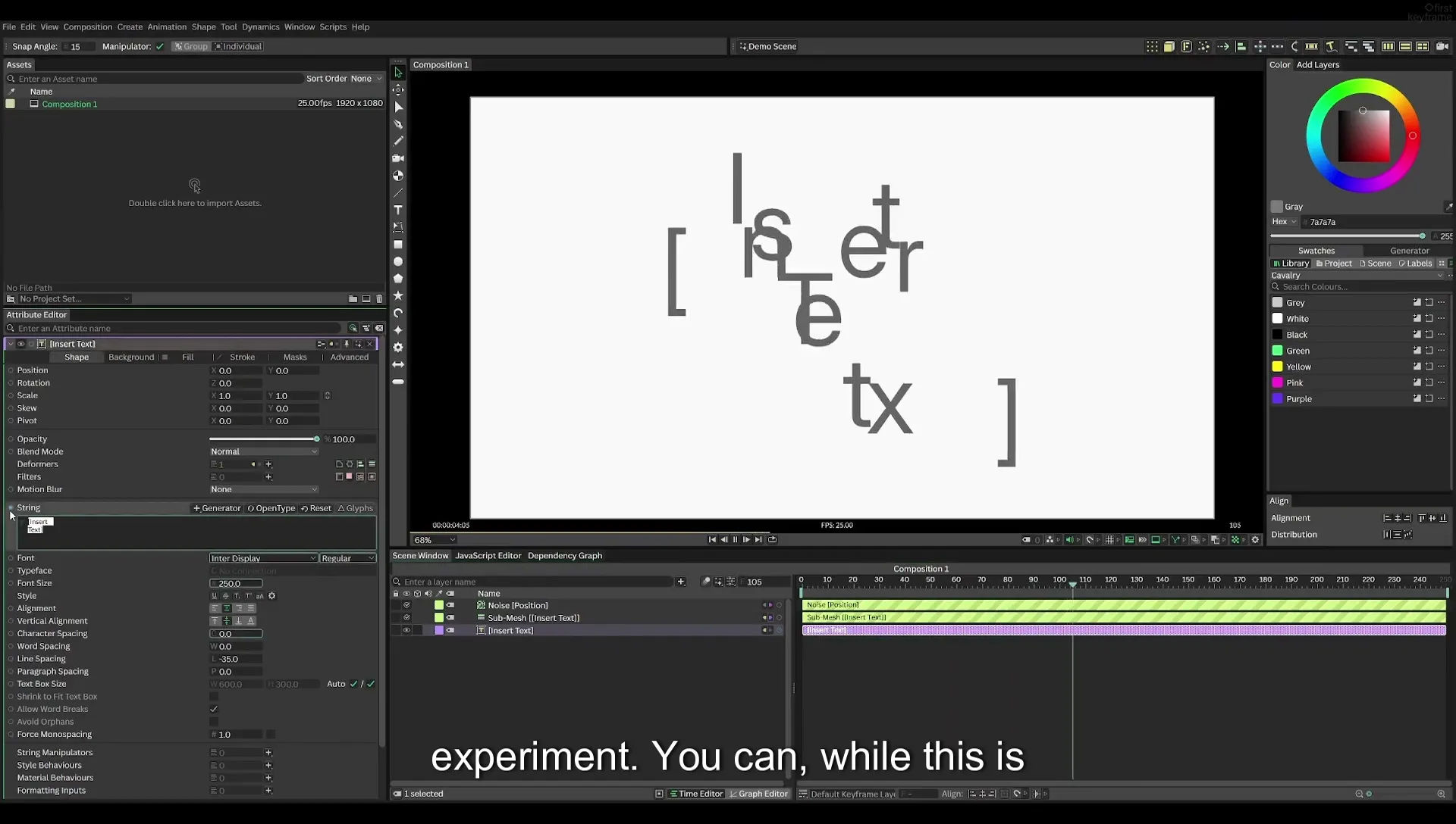 03 How to Animate with Behaviours | Beginners Guide to Cavalry 05 - Image 283