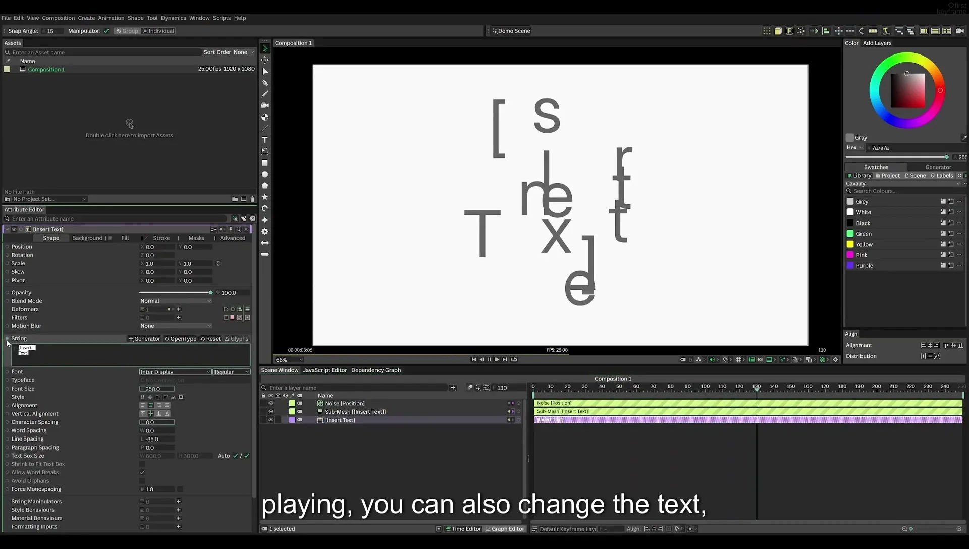 03 How to Animate with Behaviours | Beginners Guide to Cavalry 05 - Image 285