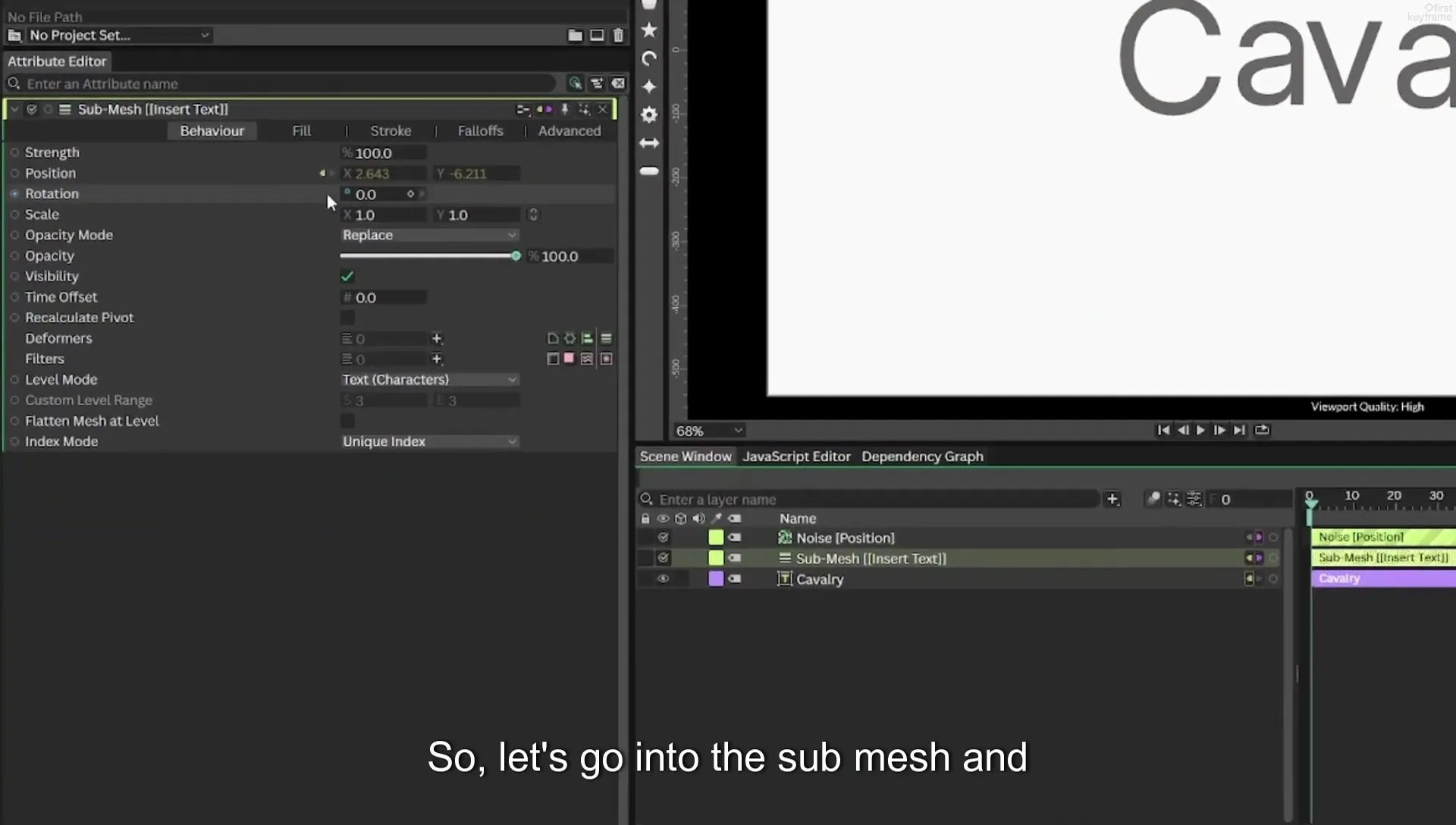 03 How to Animate with Behaviours | Beginners Guide to Cavalry 05 - Image 327