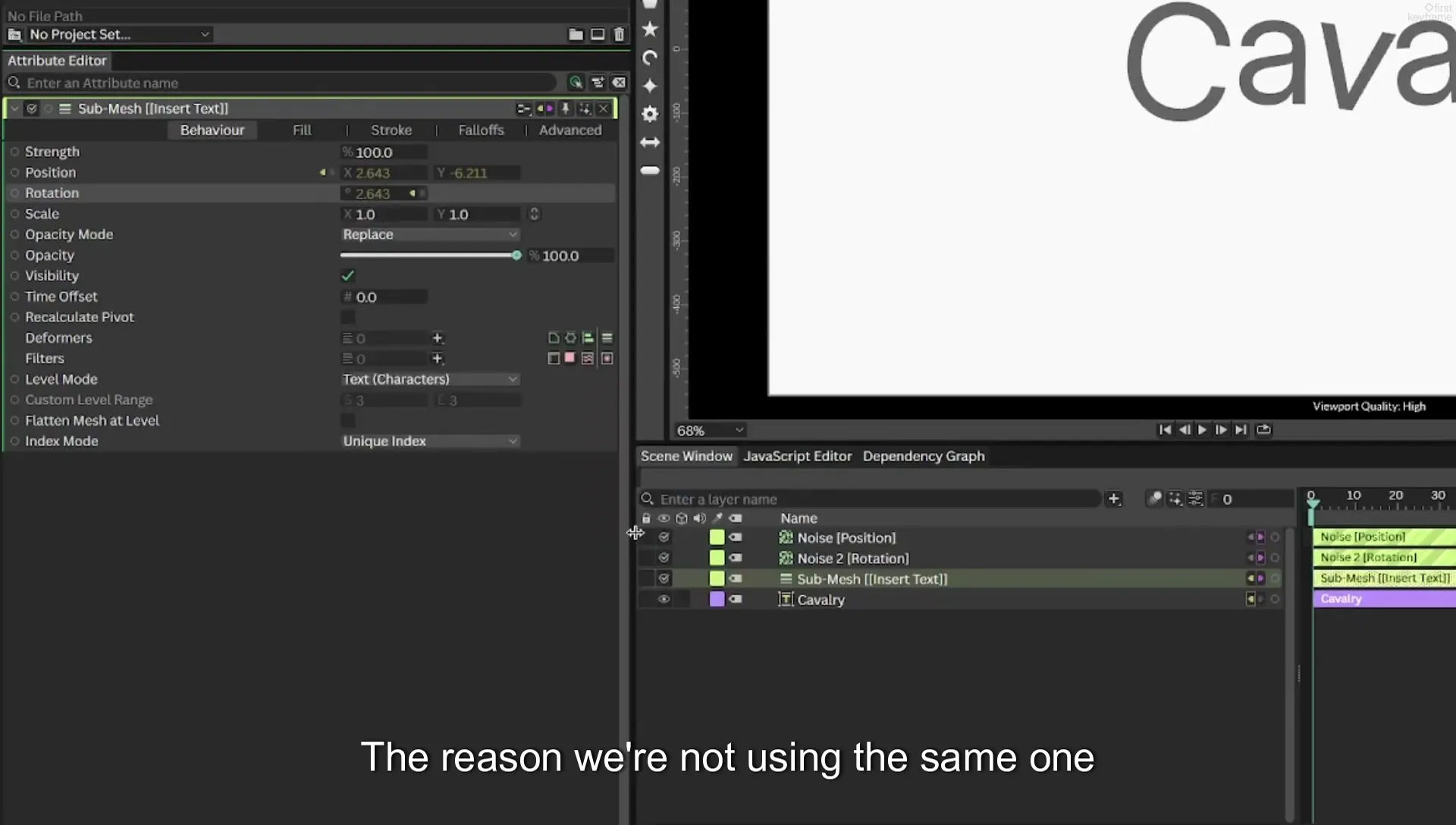 03 How to Animate with Behaviours | Beginners Guide to Cavalry 05 - Image 338