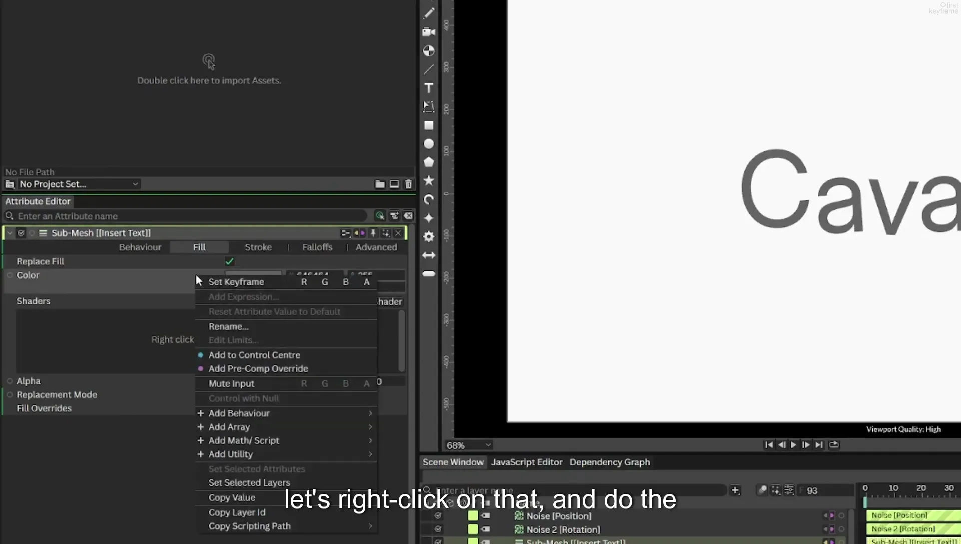 03 How to Animate with Behaviours | Beginners Guide to Cavalry 05 - Image 364
