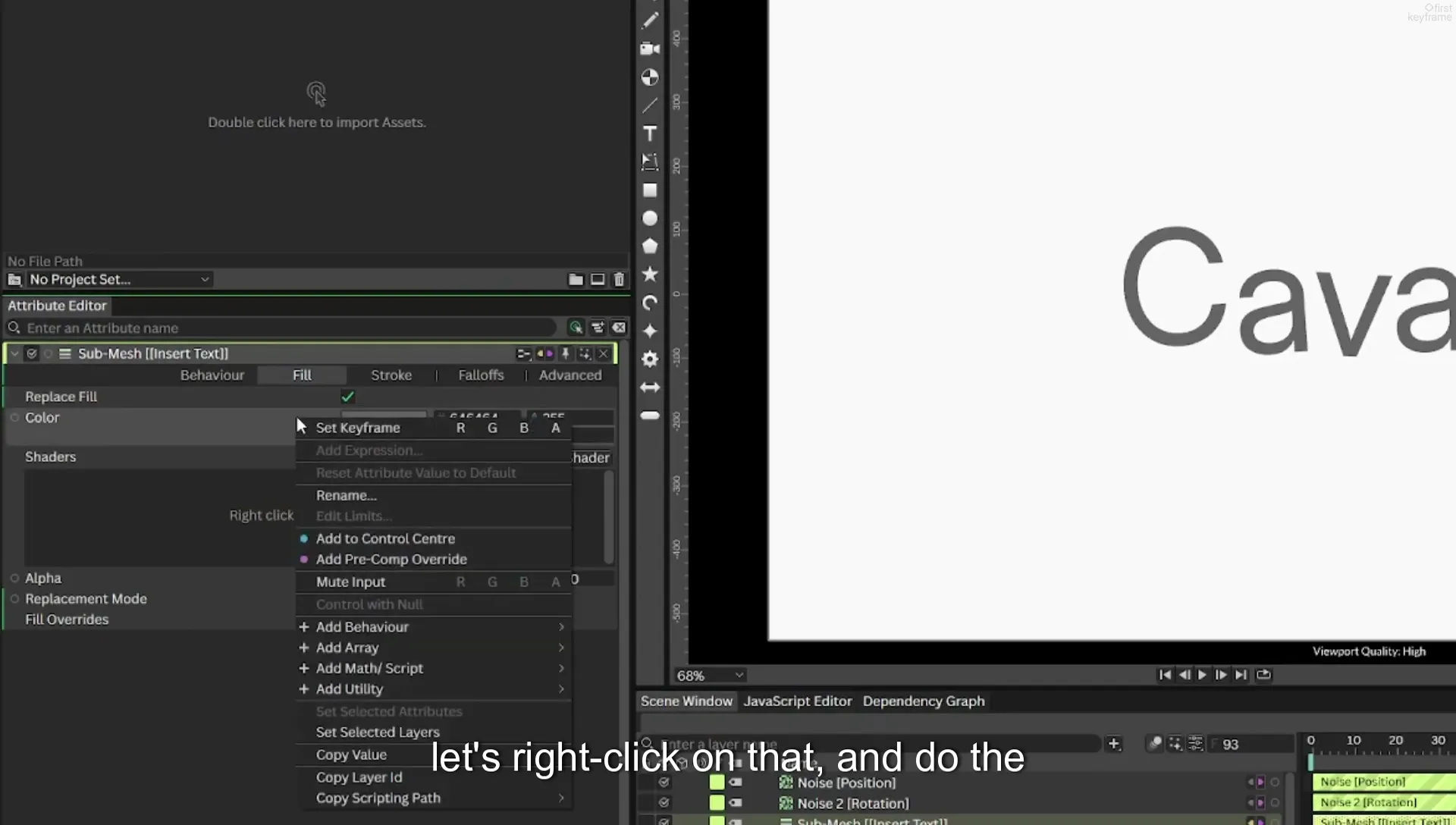 03 How to Animate with Behaviours | Beginners Guide to Cavalry 05 - Image 365