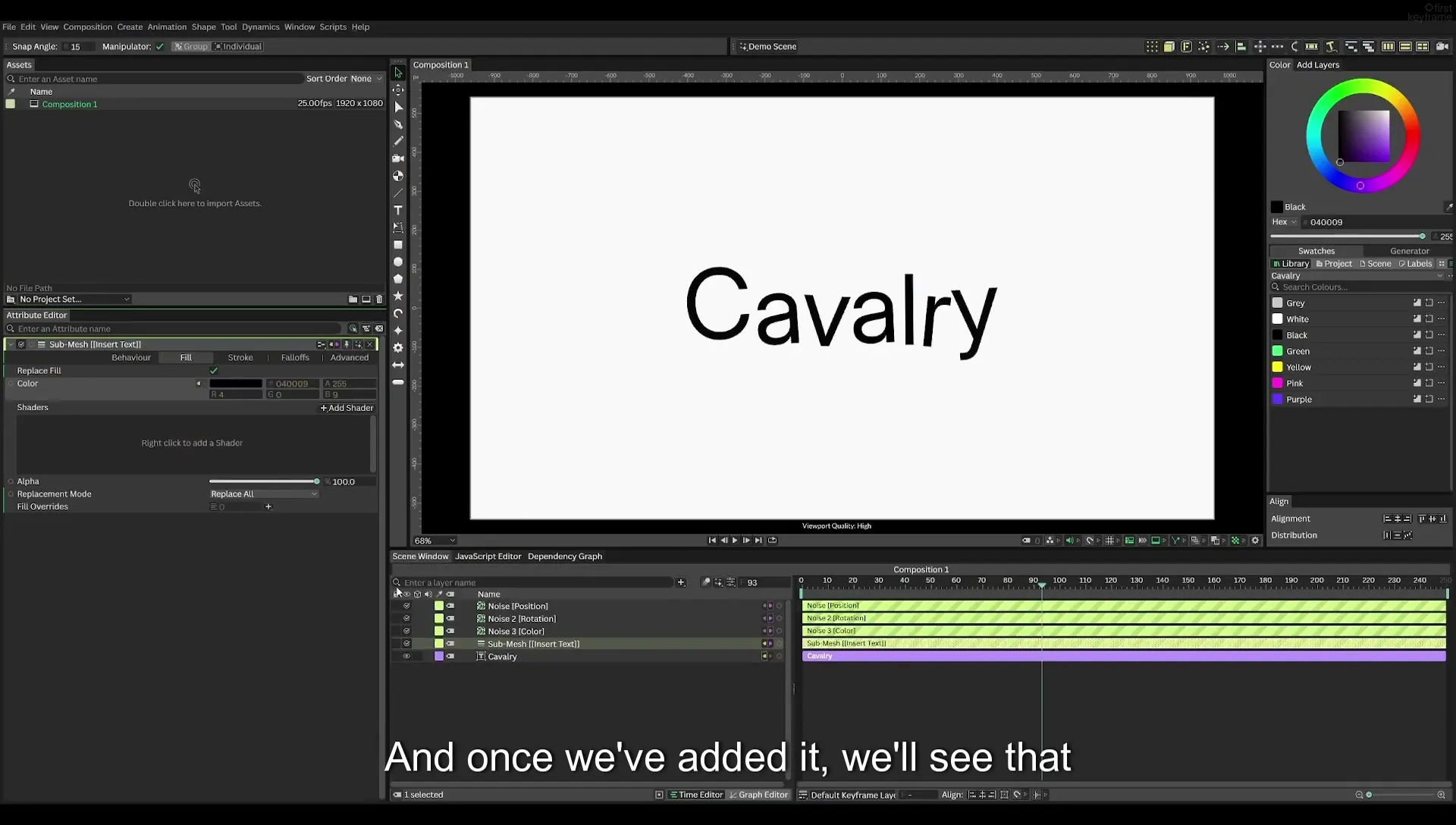 03 How to Animate with Behaviours | Beginners Guide to Cavalry 05 - Image 382