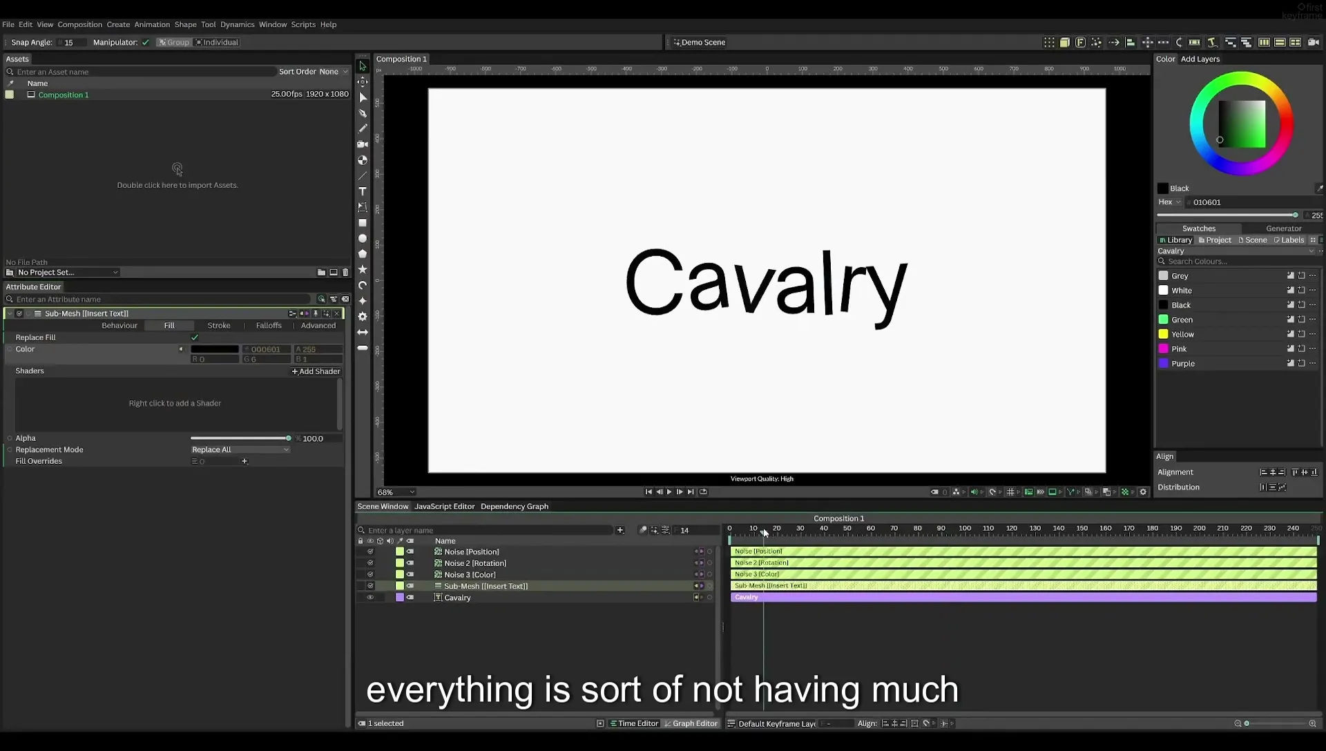 03 How to Animate with Behaviours | Beginners Guide to Cavalry 05 - Image 385