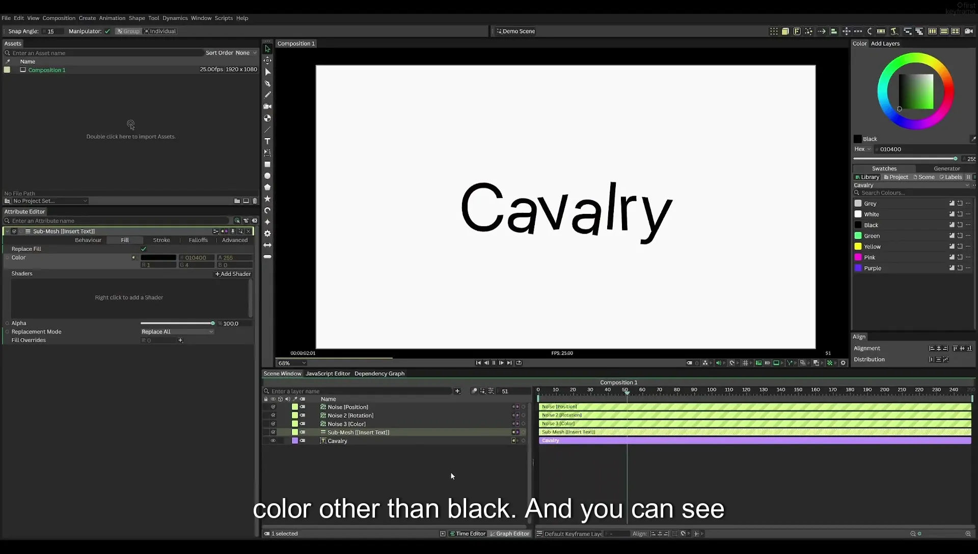 03 How to Animate with Behaviours | Beginners Guide to Cavalry 05 - Image 390