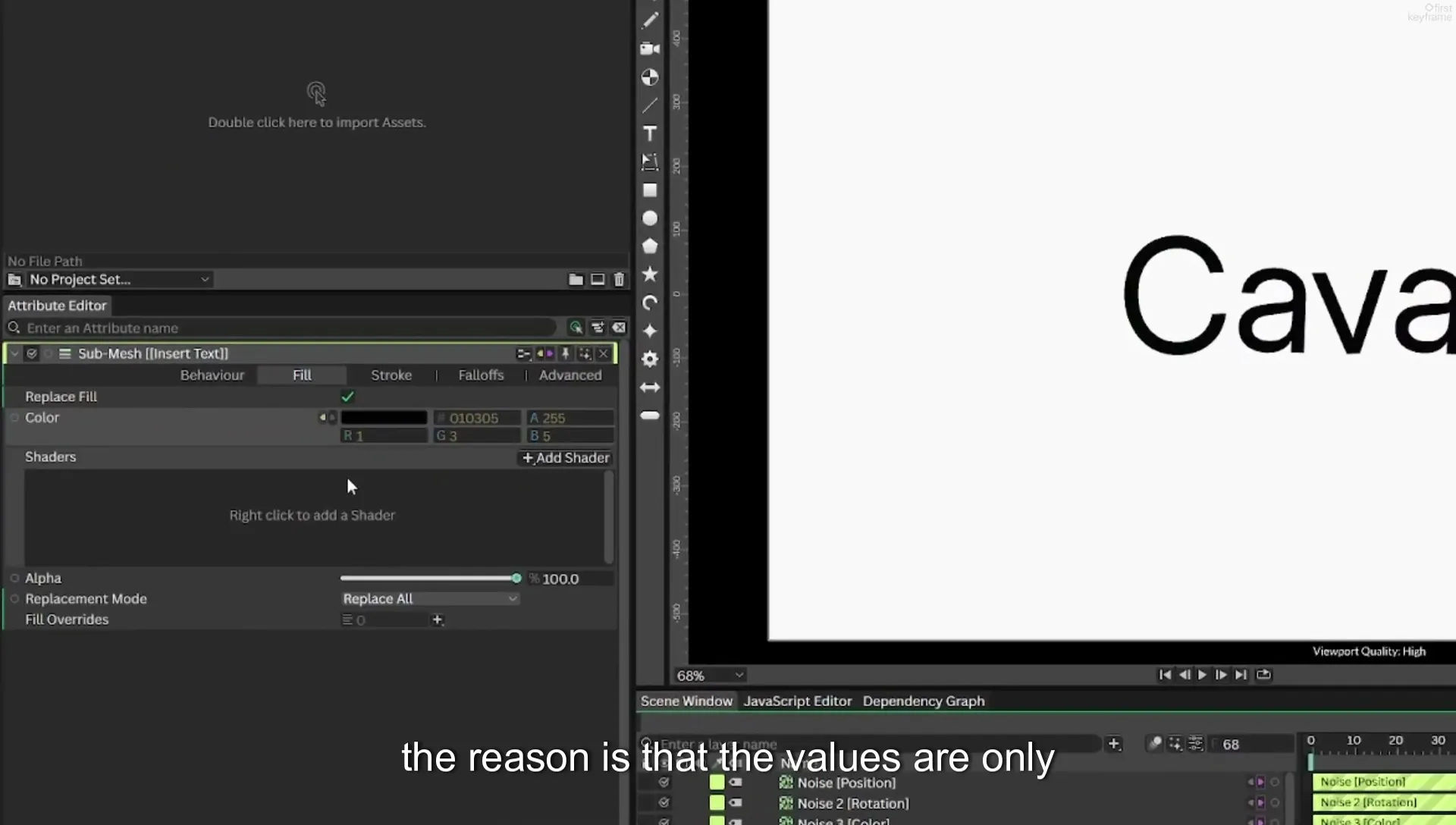 03 How to Animate with Behaviours | Beginners Guide to Cavalry 05 - Image 395